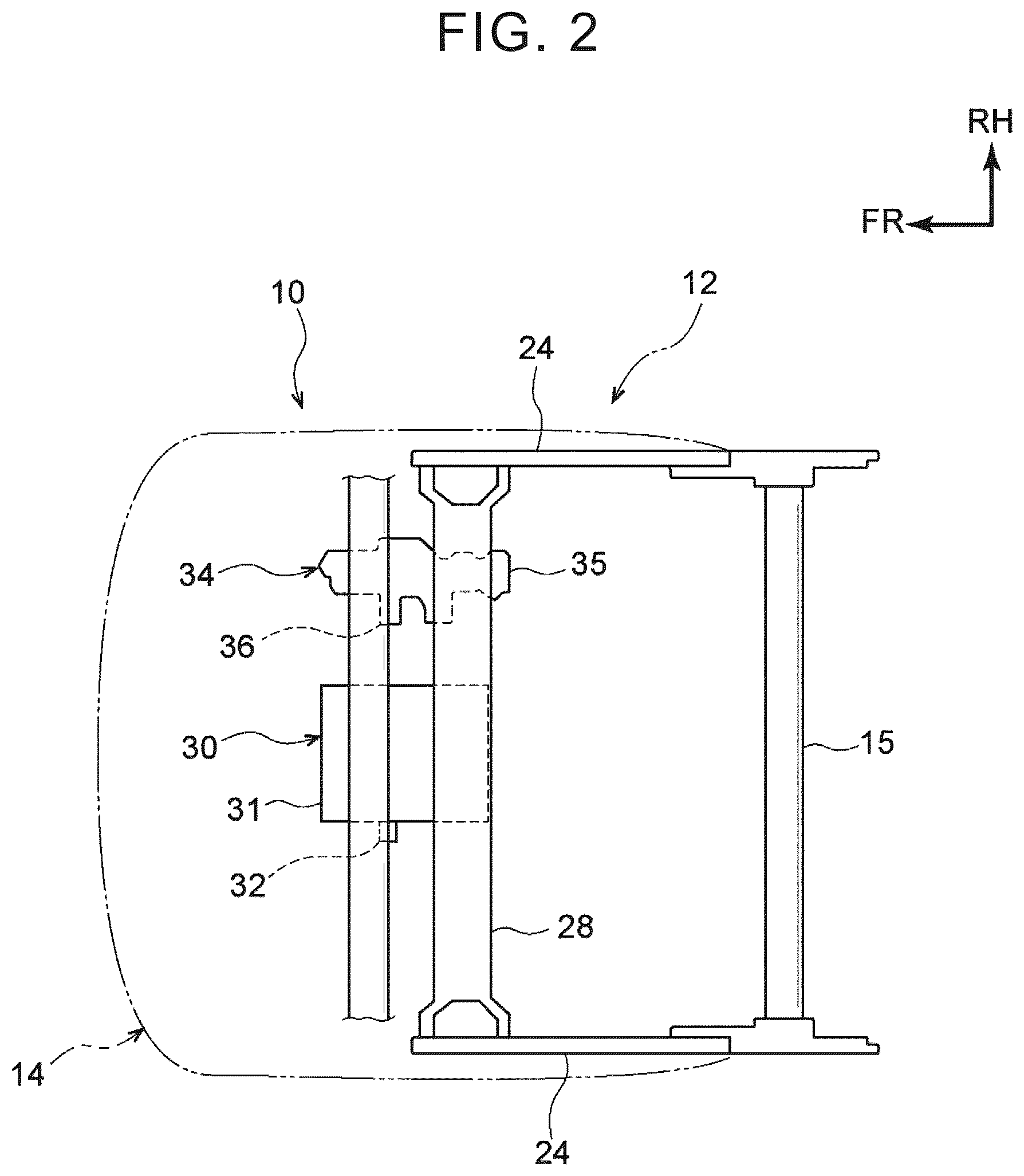 Patent US12319228 Figure 2 – Automobile antitheft device
