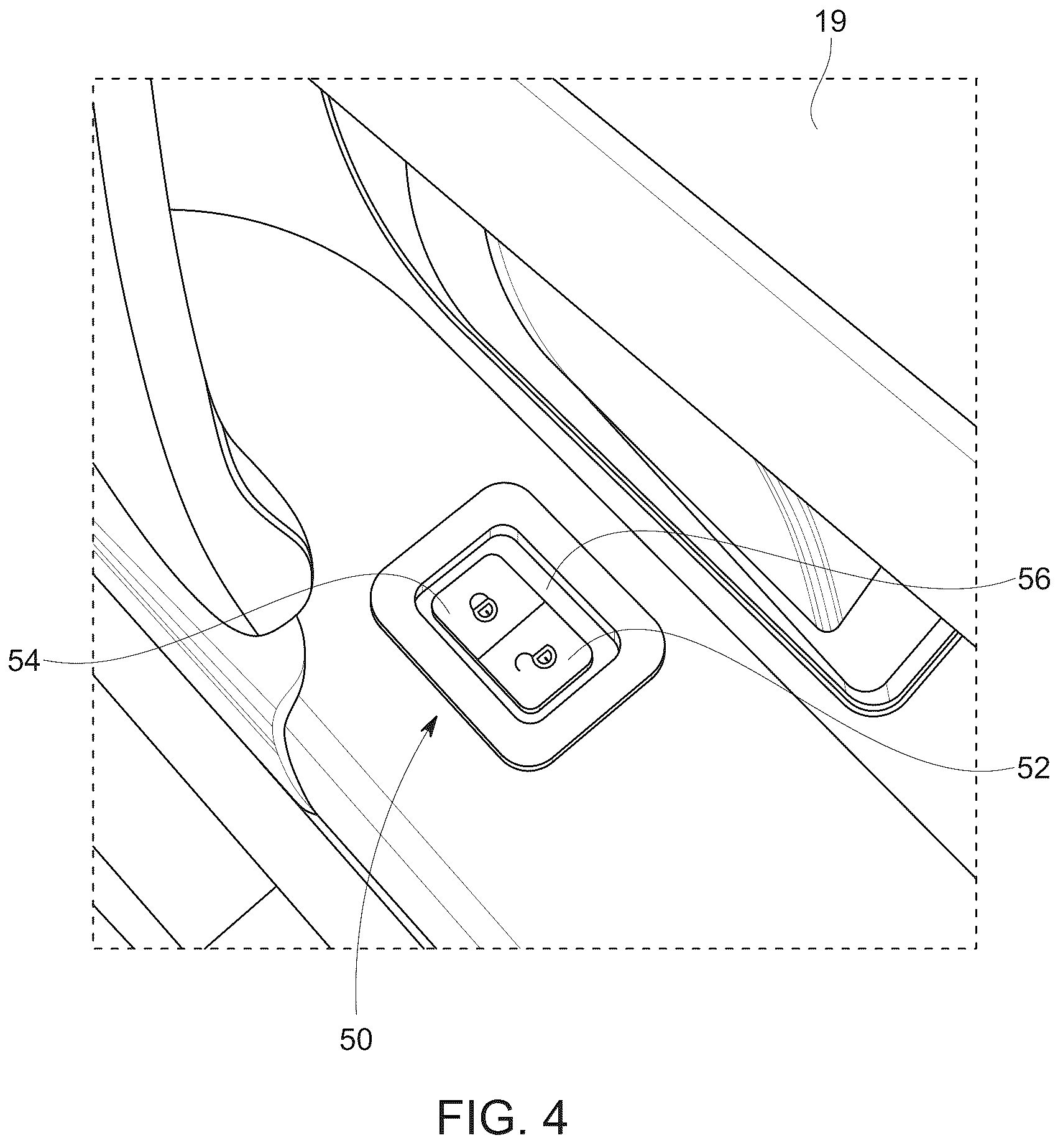 Patent US12319232 Figure 4 – Access control system for a vehicle