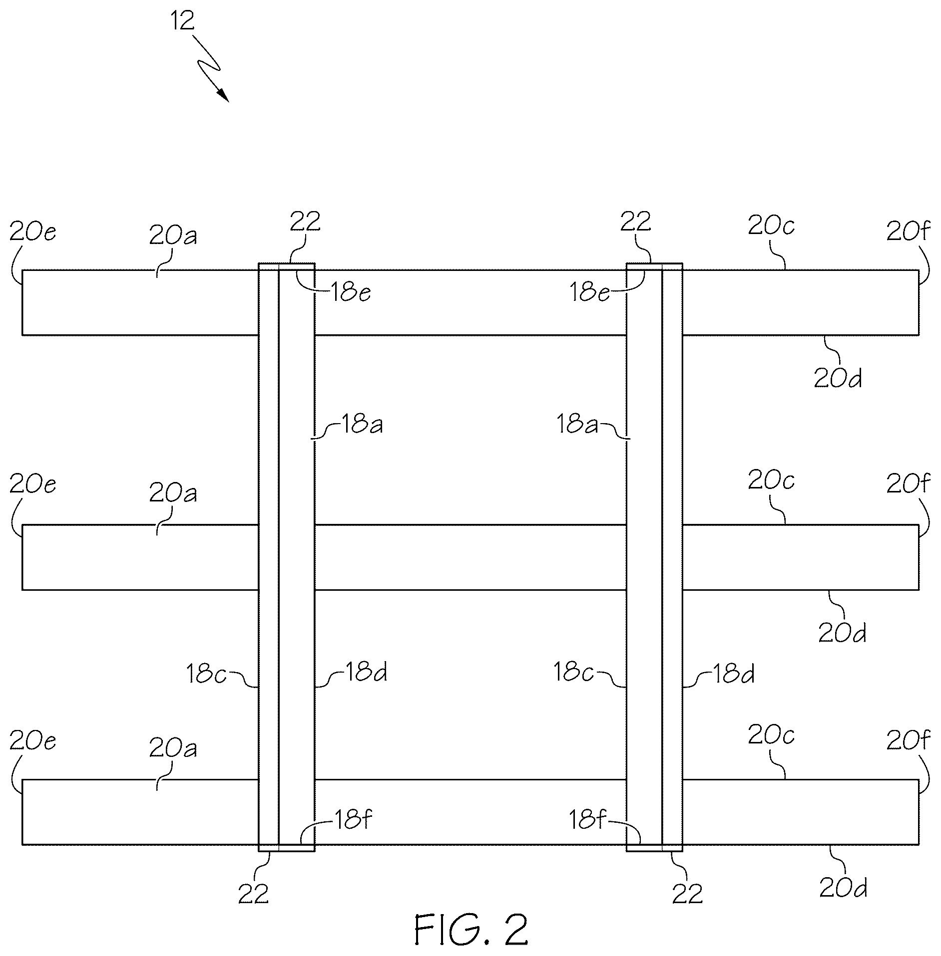 Patent US12319233 Figure 2 – Sub-frame and step assembly for truck