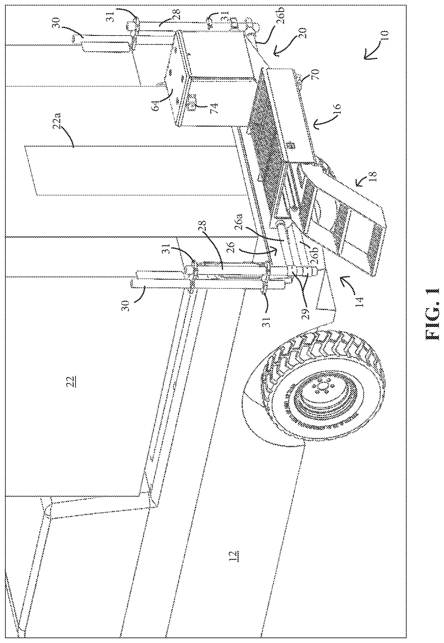 Patent US12319234 — Vehicle mounted accessory — Figure 1