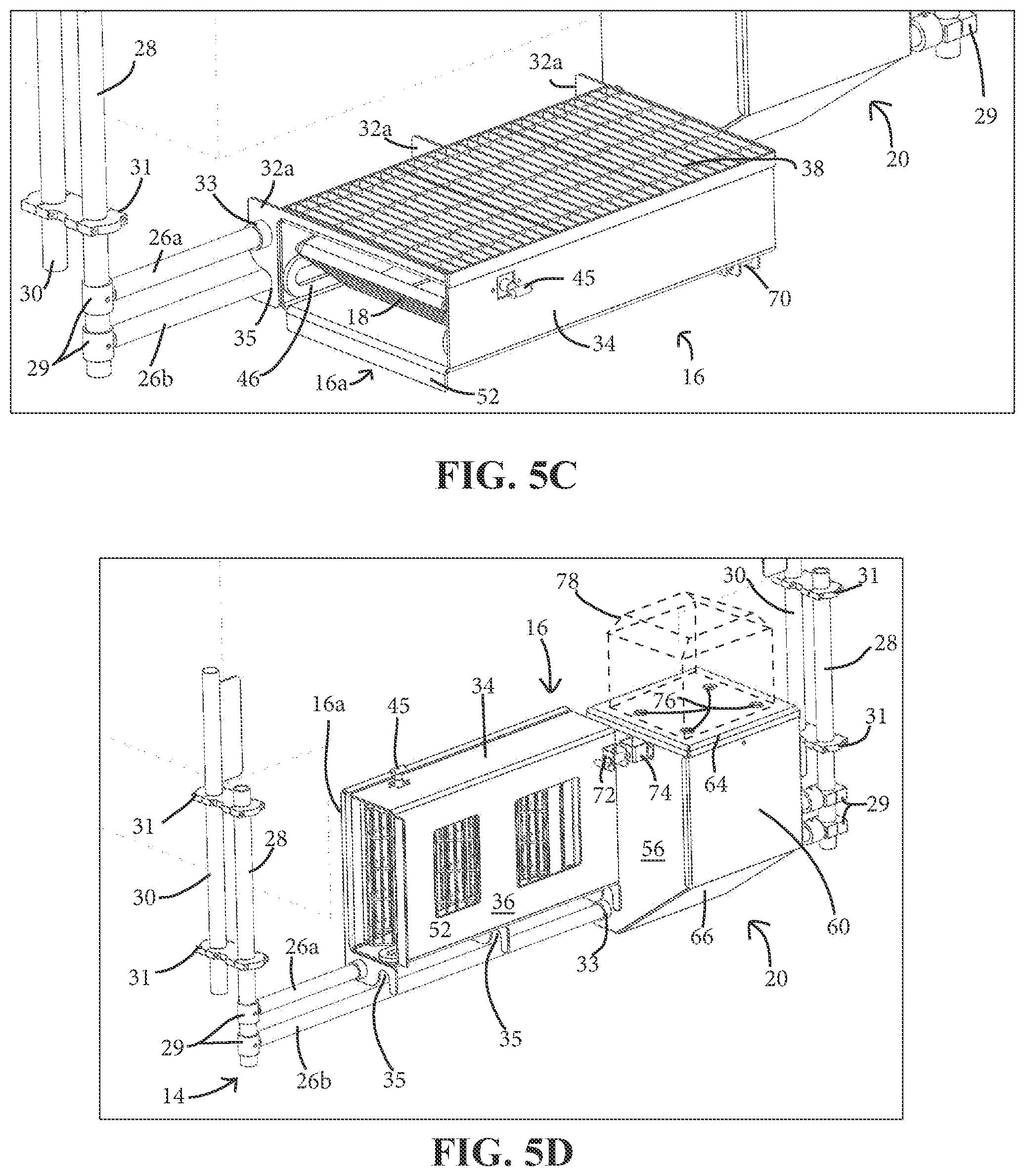 Patent US12319234 Figure 5 – Vehicle mounted accessory