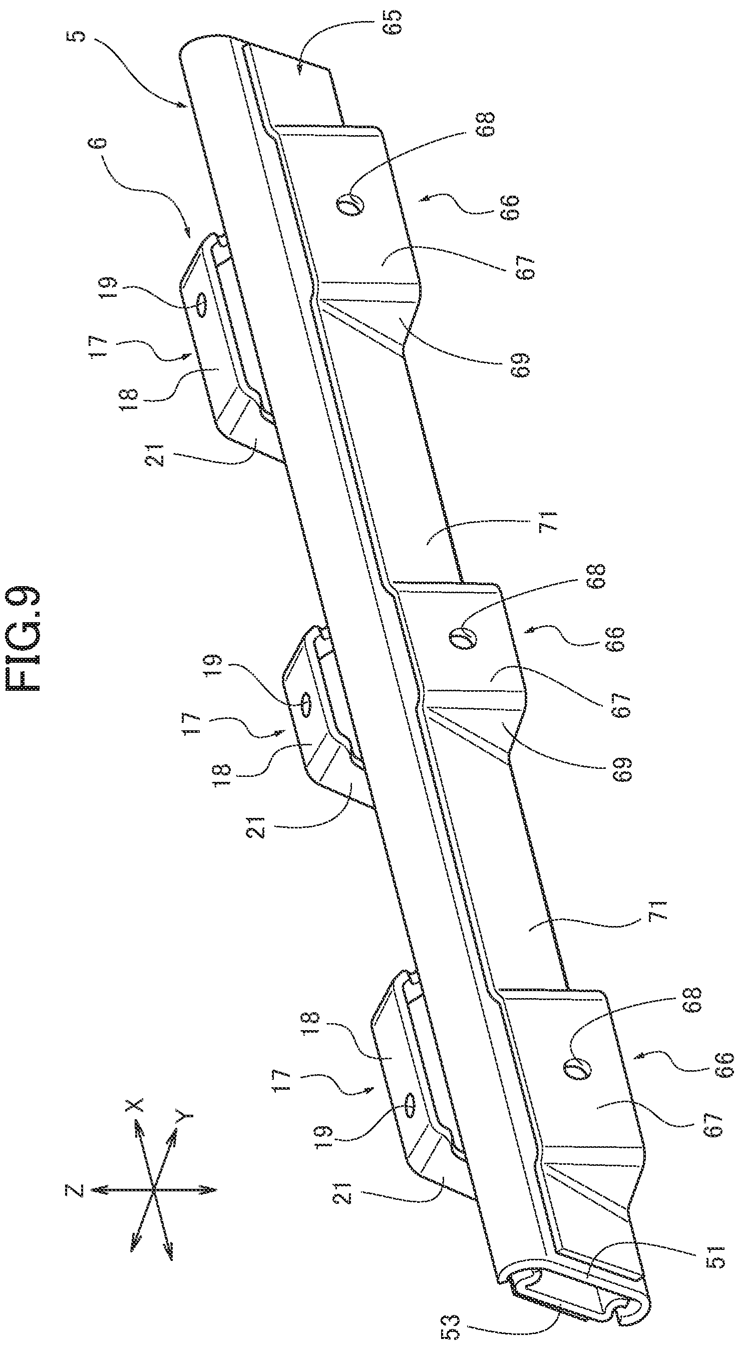 Patent US12319238 Figure 9 – Drawer type storage box