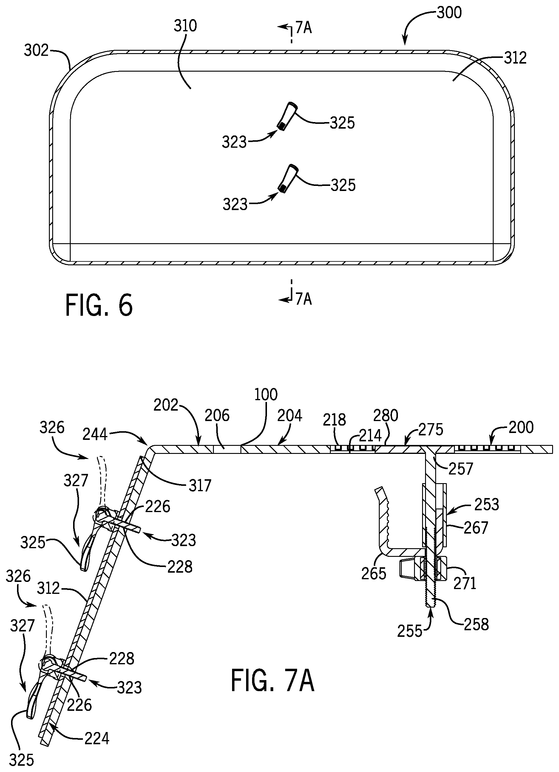 Patent US12319239 Figure 5 – Mounting system for securing items to vehicle