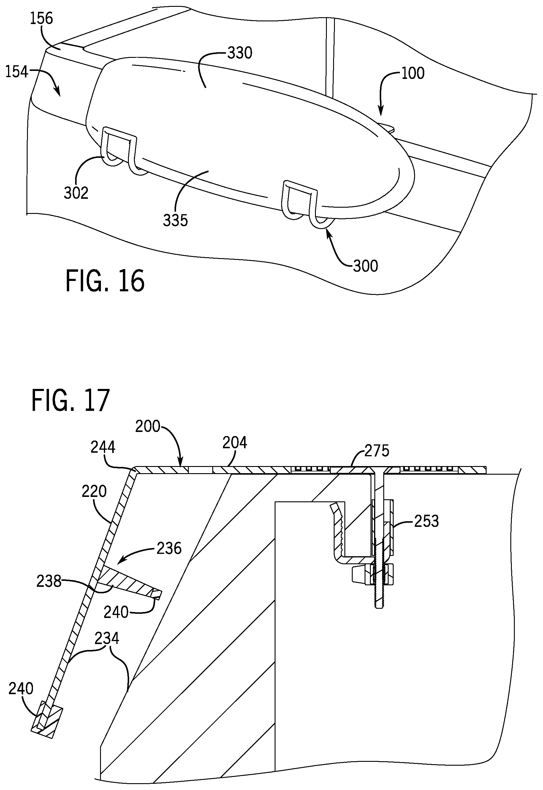 Patent US12319239 Figure 11 – Mounting system for securing items to vehicle