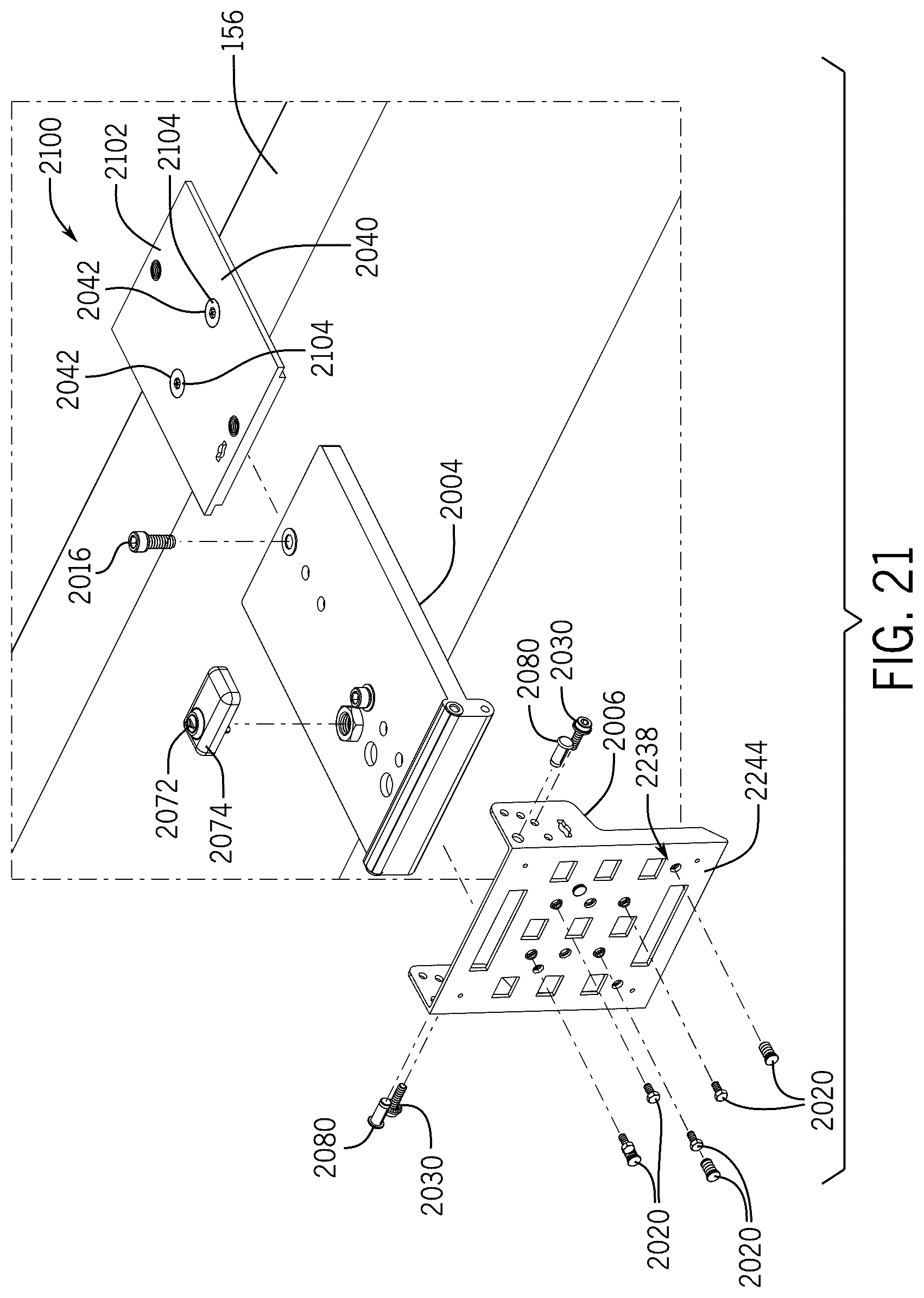 Patent US12319239 Figure 20 – Mounting system for securing items to vehicle