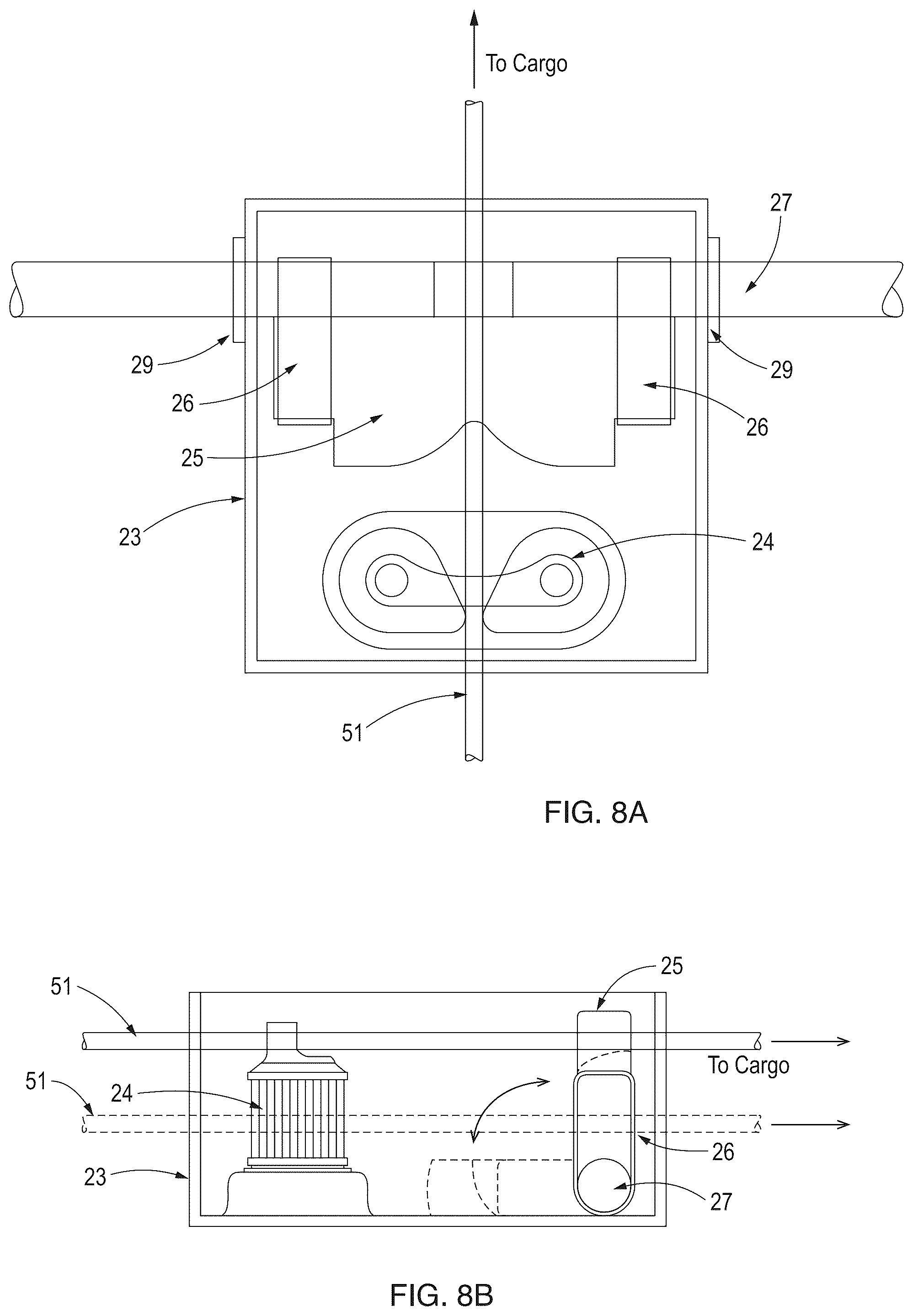 Patent US12319241 Figure 8 – Vehicle external cargo stowage and retrieval apparatus and related control system