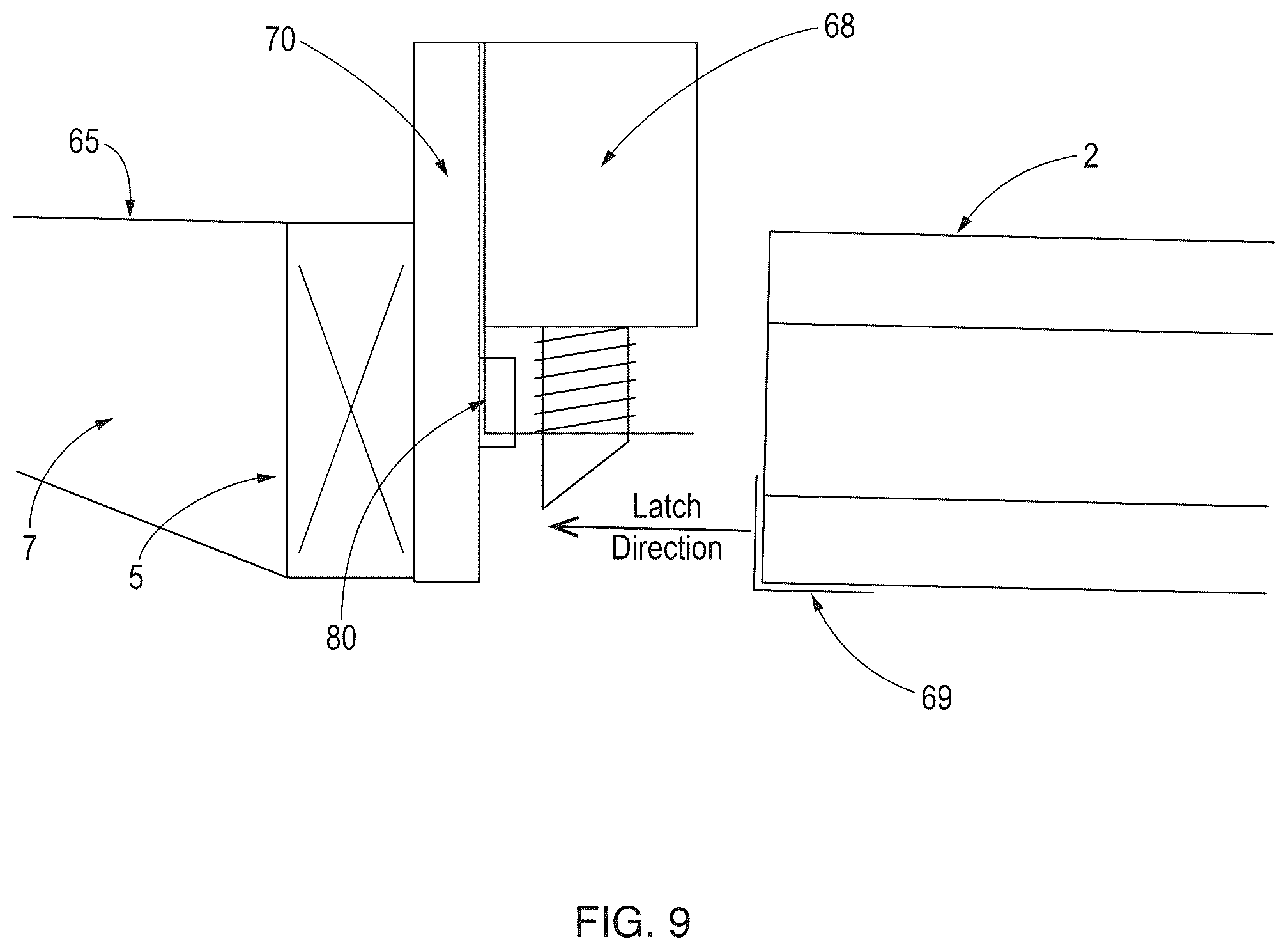 Patent US12319241 Figure 9 – Vehicle external cargo stowage and retrieval apparatus and related control system