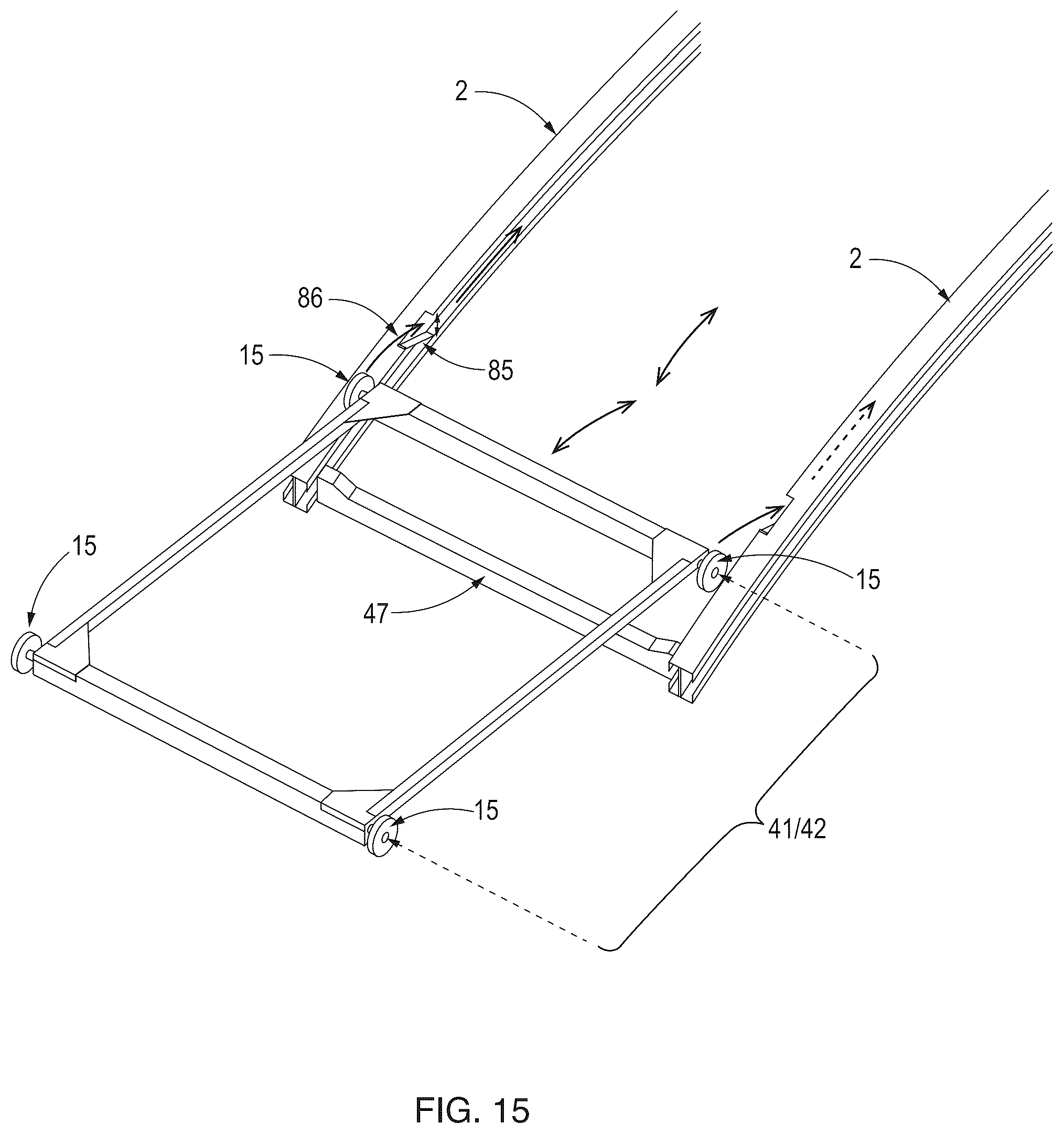 Patent US12319241 Figure 15 – Vehicle external cargo stowage and retrieval apparatus and related control system