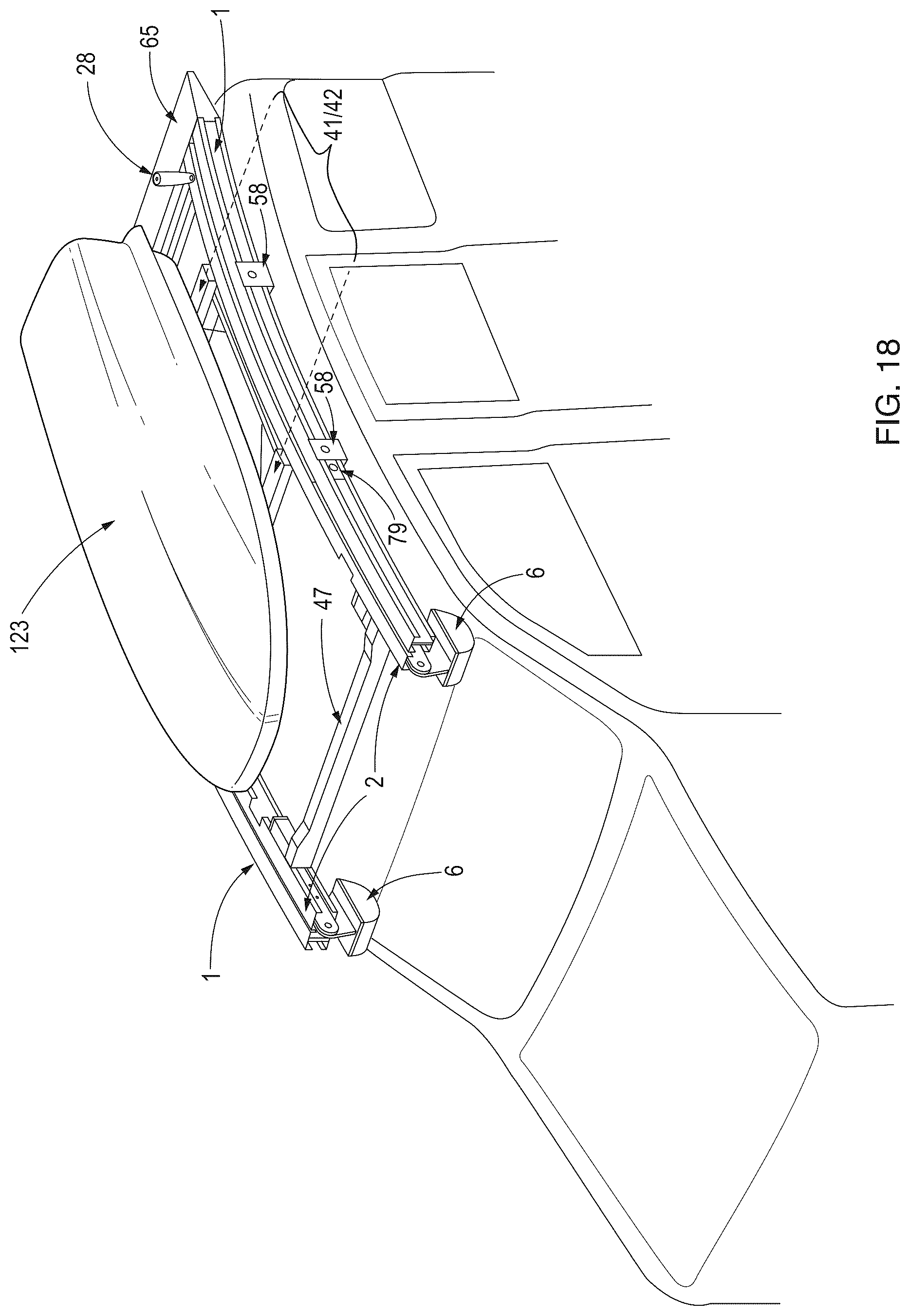Patent US12319241 Figure 18 – Vehicle external cargo stowage and retrieval apparatus and related control system