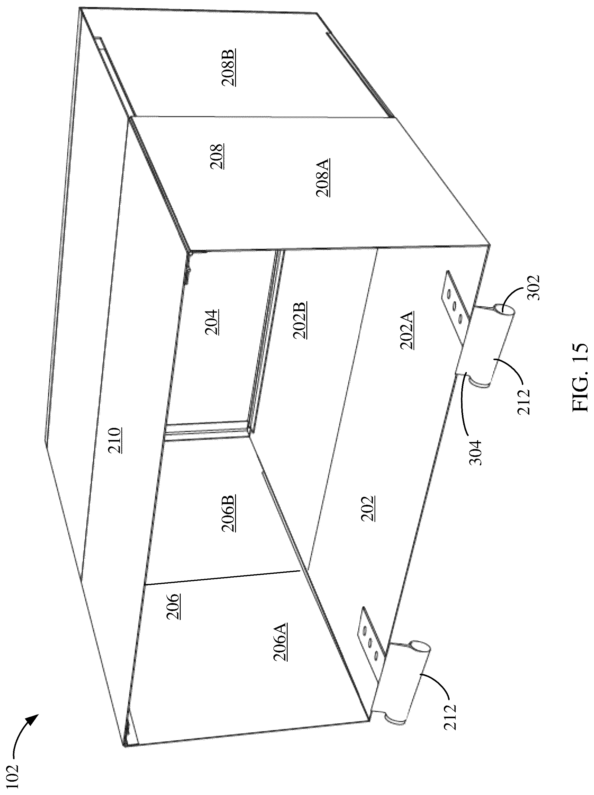 Patent US12319242 Figure 10 – Truck storage and securing apparatus