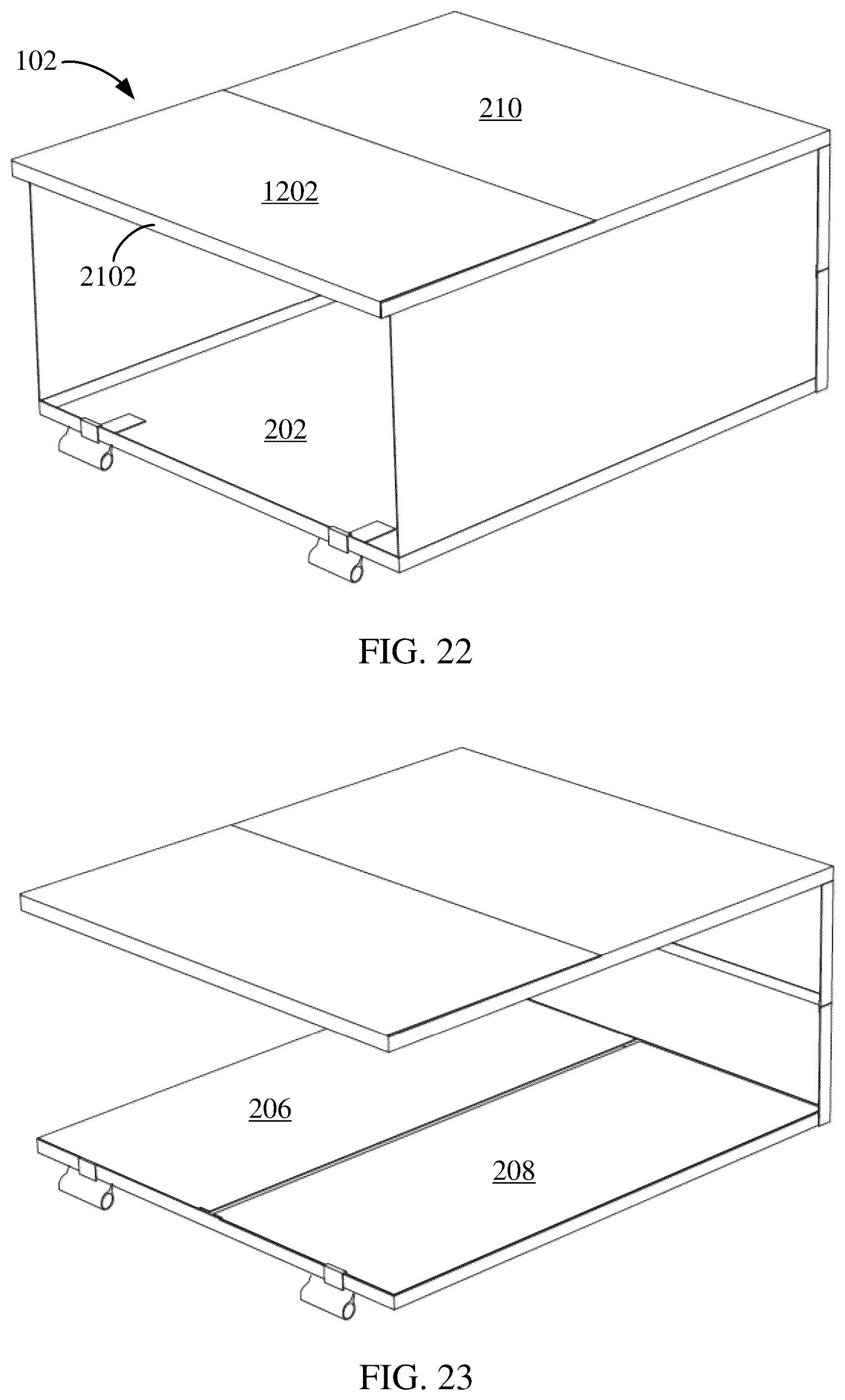 Patent US12319242 Figure 14 – Truck storage and securing apparatus