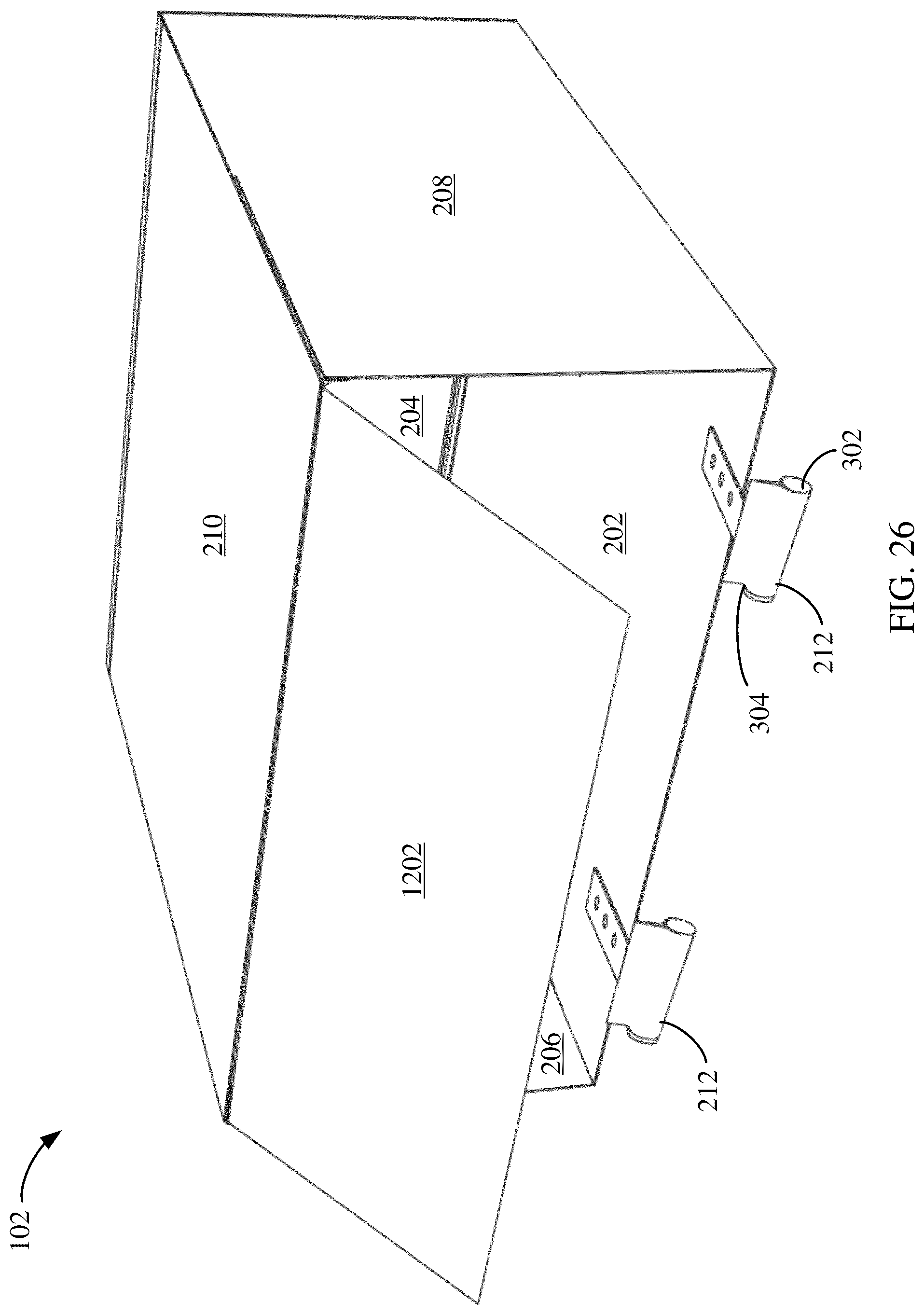Patent US12319242 Figure 16 – Truck storage and securing apparatus