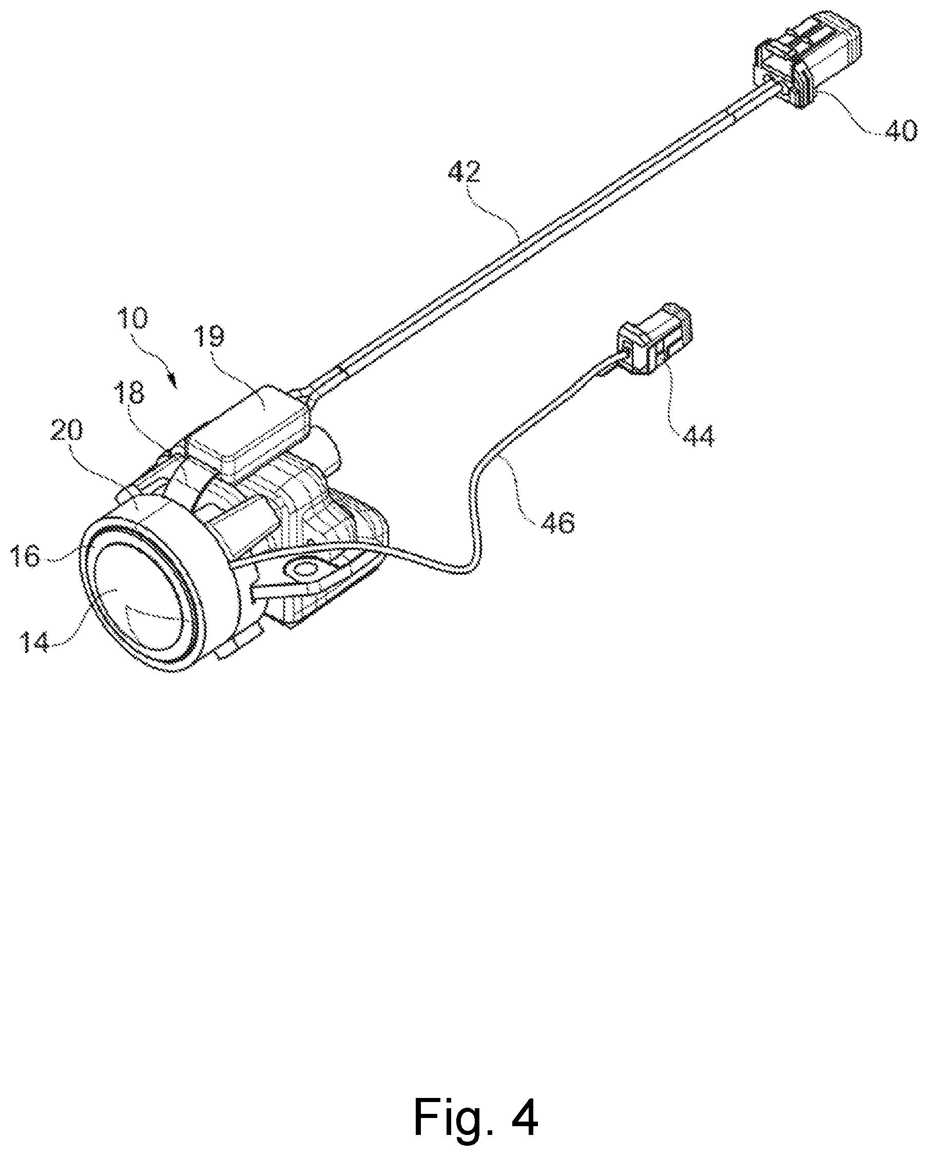 Patent US12319243 Figure 4 – Heating device, camera system, external rear view device, motor vehicle and heating method