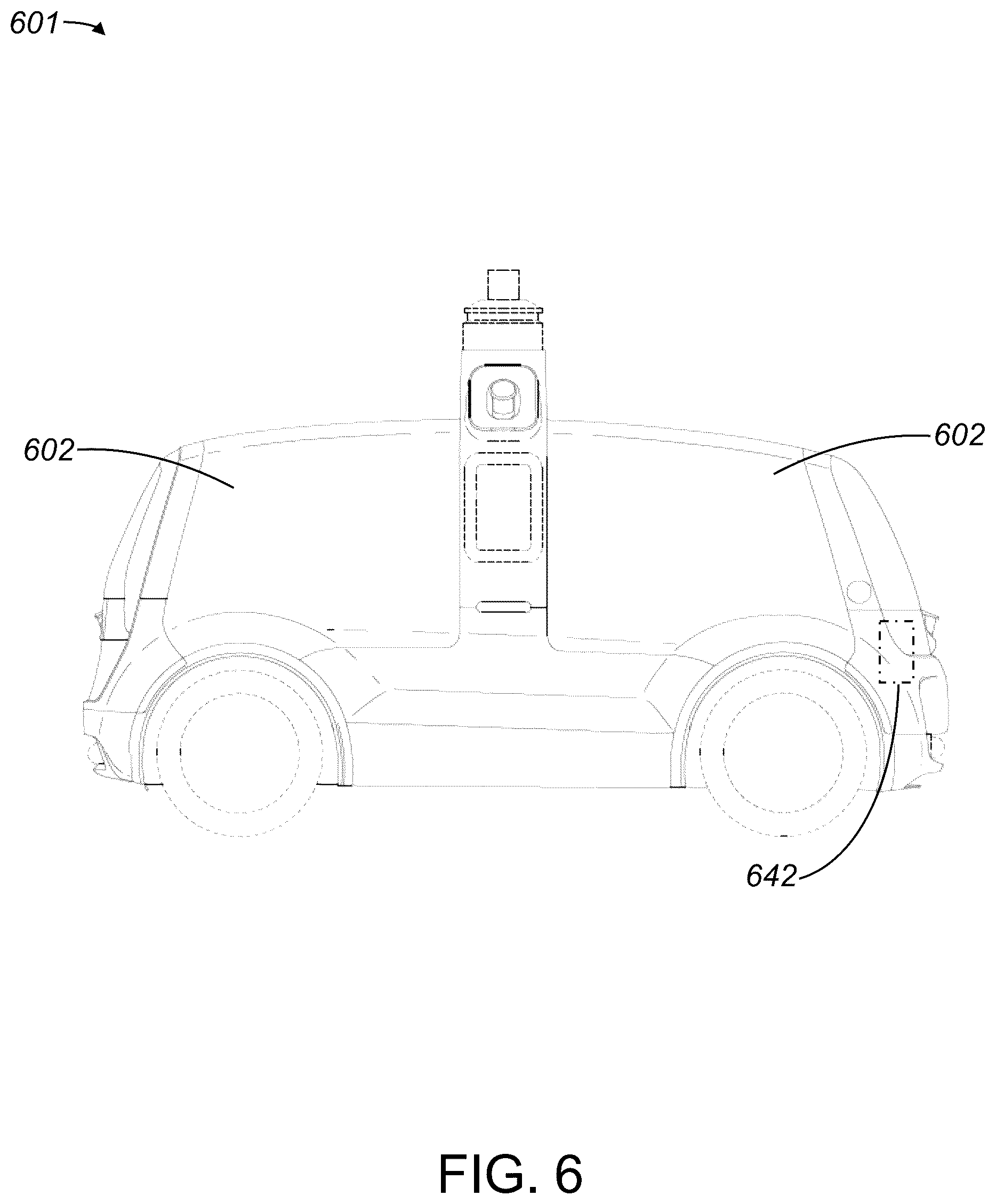 Patent US12319244 Figure 6 – Methods and apparatus for providing components in an autonomous vehicle