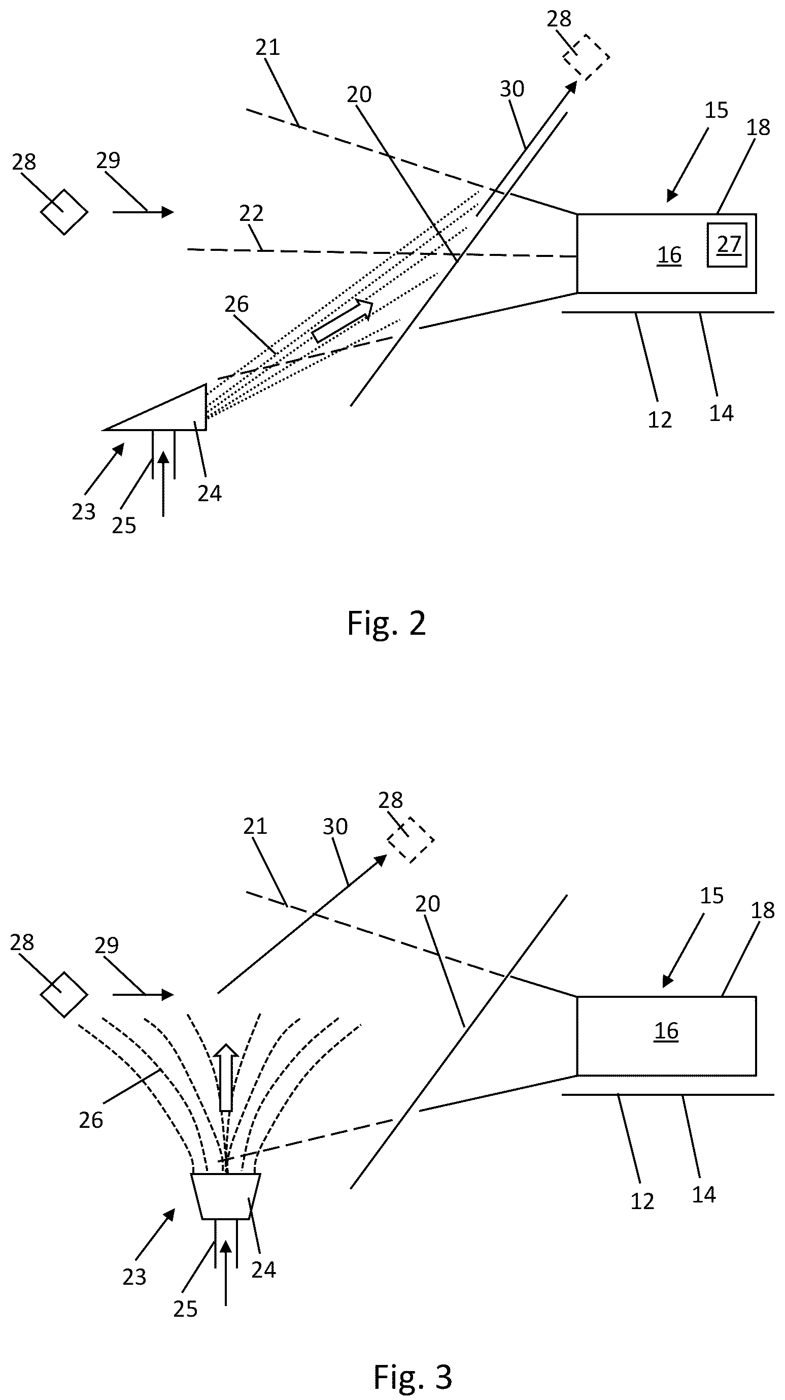 Patent US12319245 Figure 2 – Roof module for forming a vehicle roof comprising a cleaning device and method for cleaning a see-through area