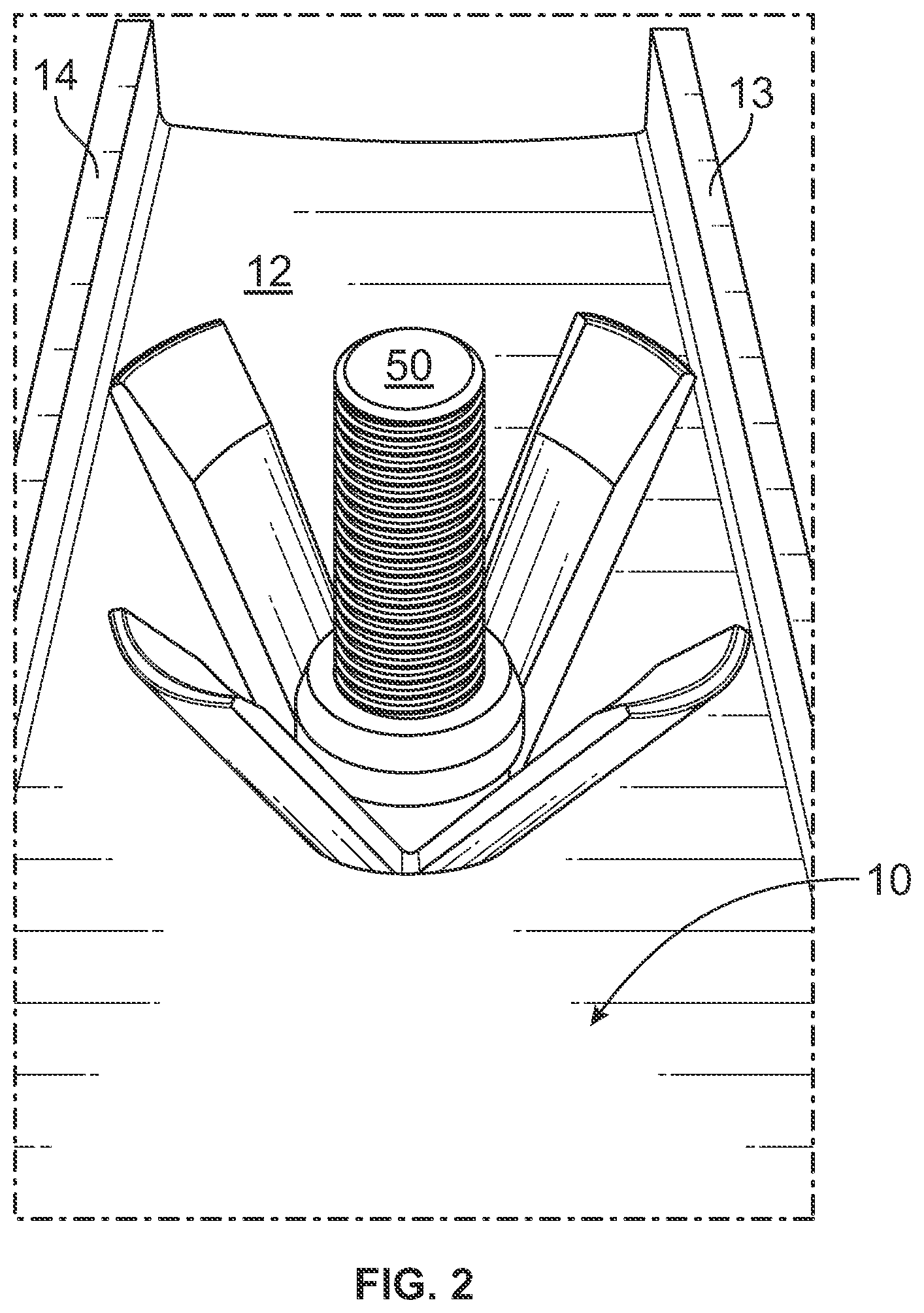 Patent US12319247 Figure 2 – Device, systems, and methods for mounting articles to a vehicle chassis