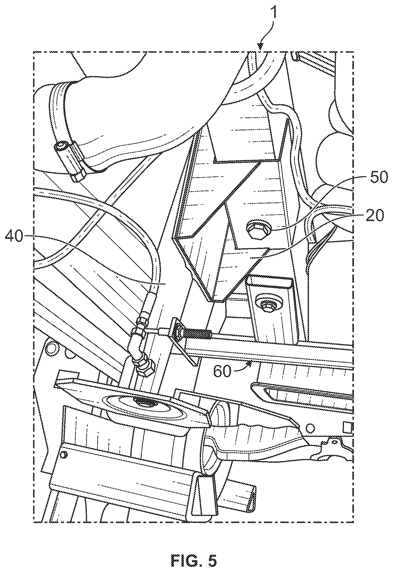 Patent US12319247 Figure 5 – Device, systems, and methods for mounting articles to a vehicle chassis