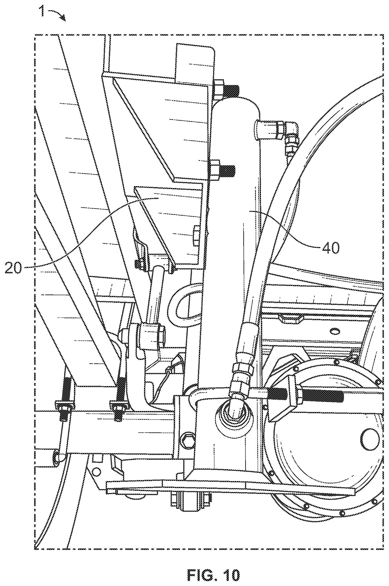 Patent US12319247 Figure 10 – Device, systems, and methods for mounting articles to a vehicle chassis