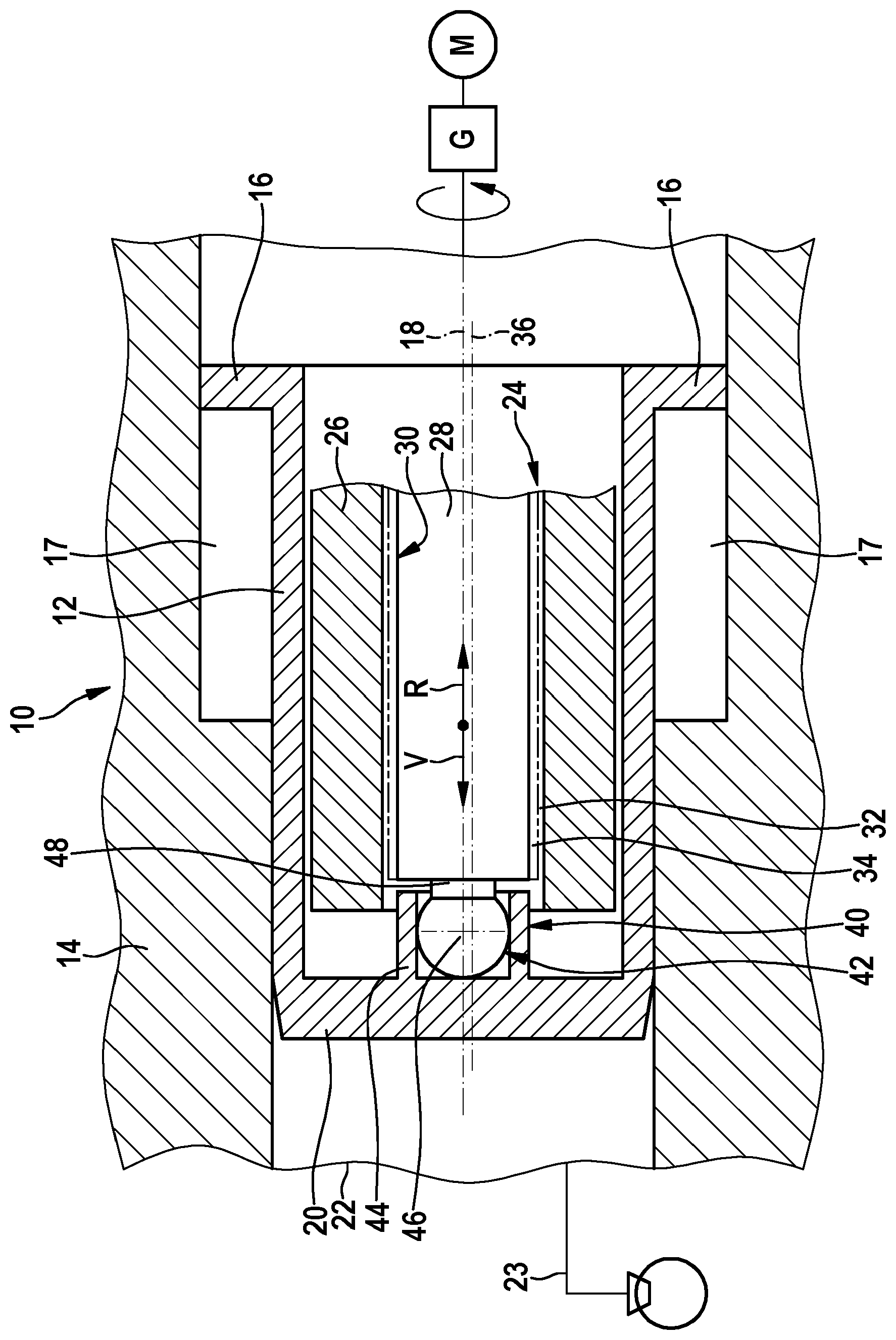 Patent US12319248 Figure 1 – Piston actuation device