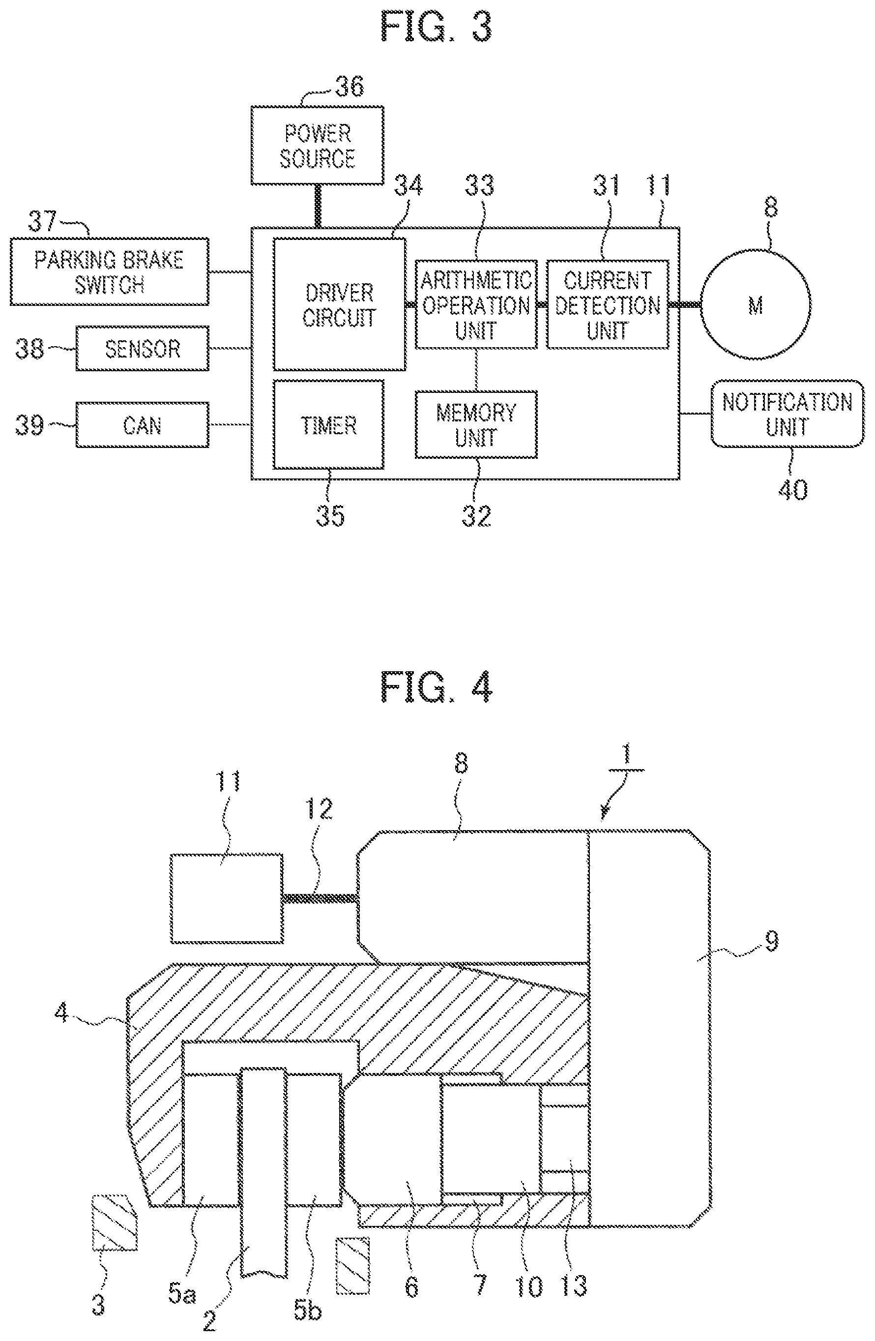 Patent US12319251 Figure 3 – Electric parking brake device and electric parking brake control method