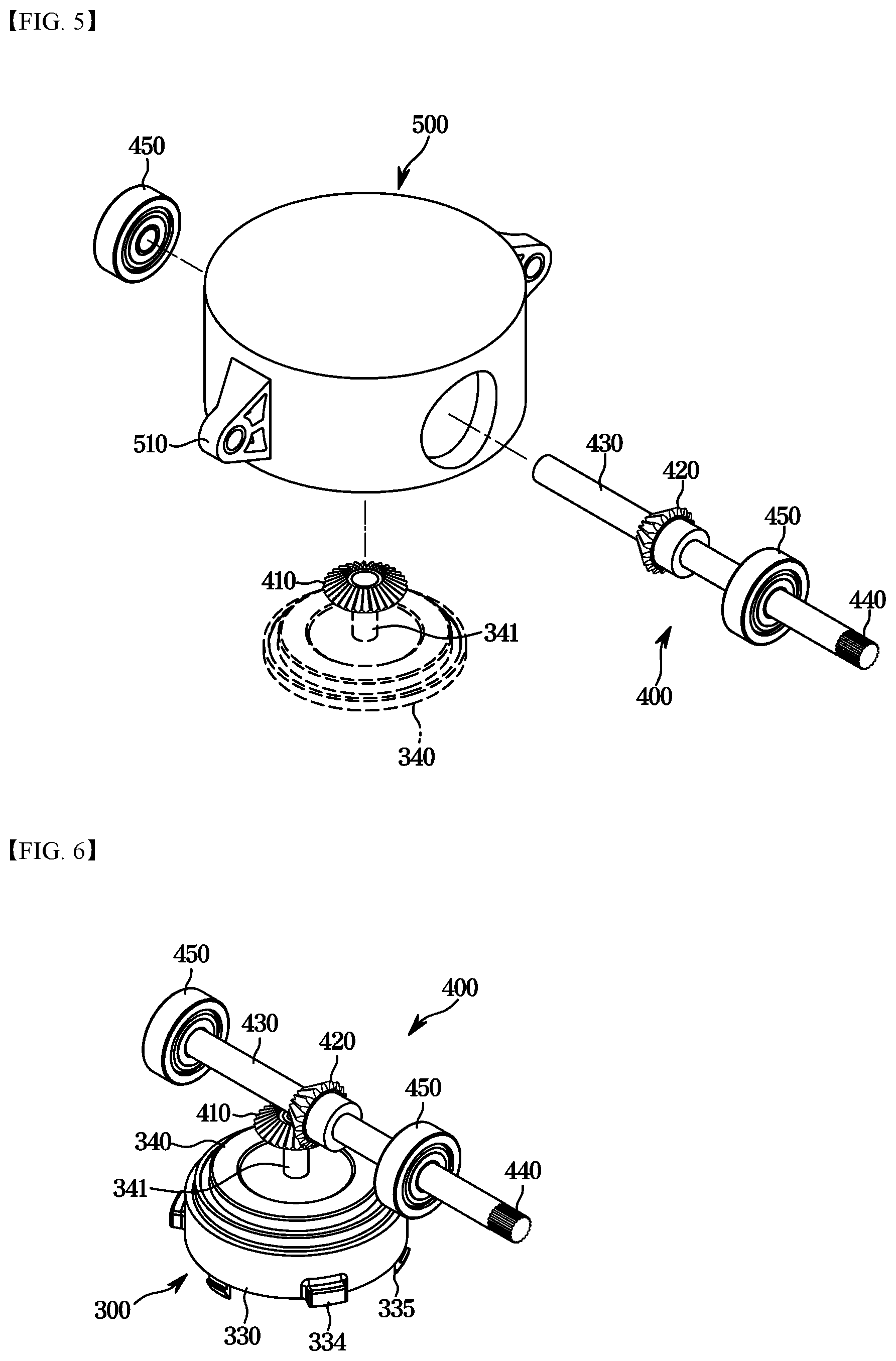 Patent US12319254 Figure 5 – Actuator for brake device