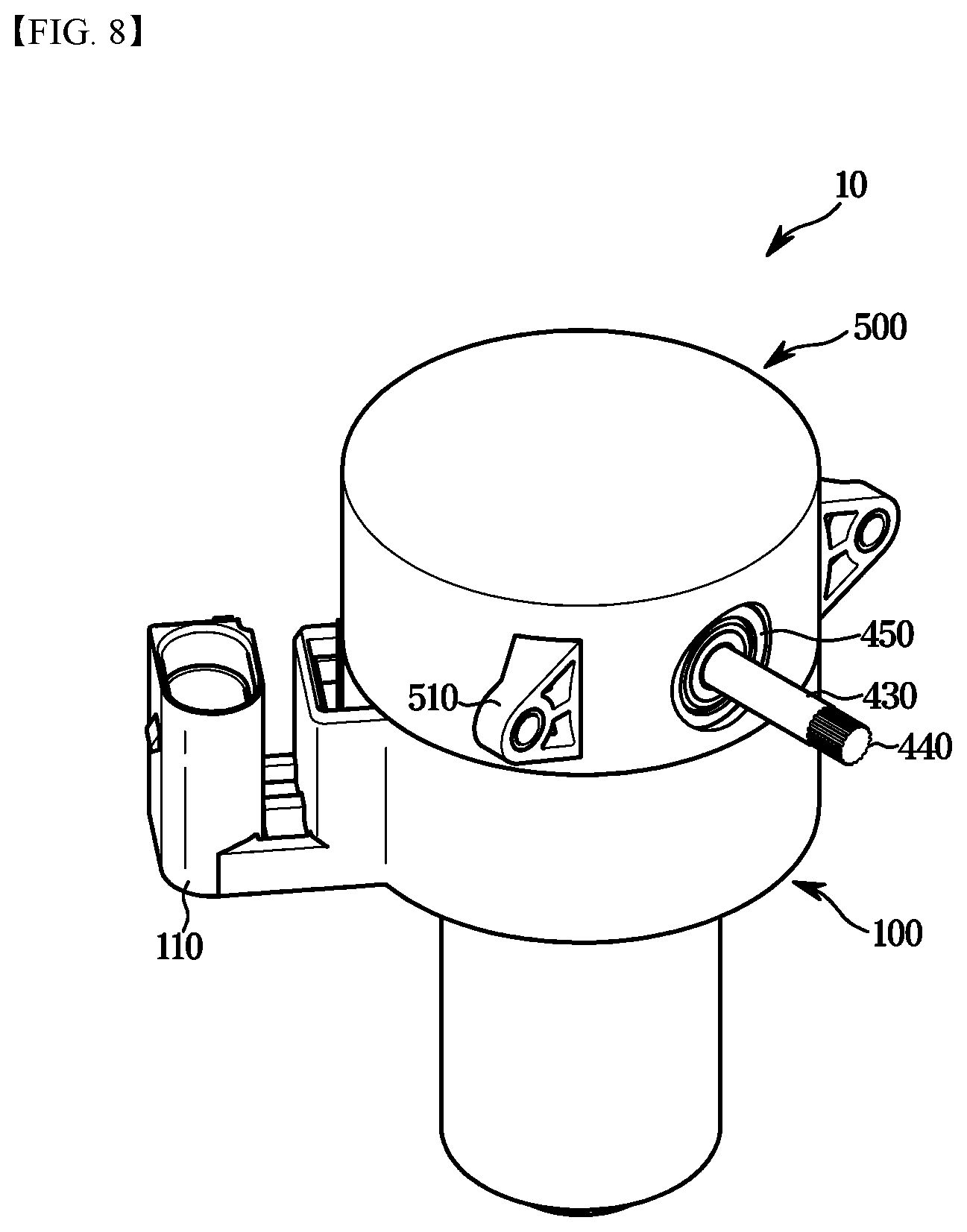 Patent US12319254 Figure 7 – Actuator for brake device