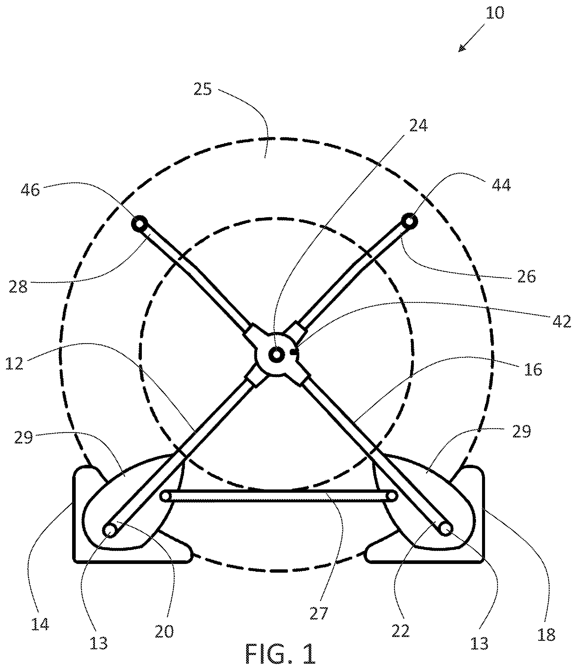 Patent US12319258 — Positive pressure chock system — Figure 1