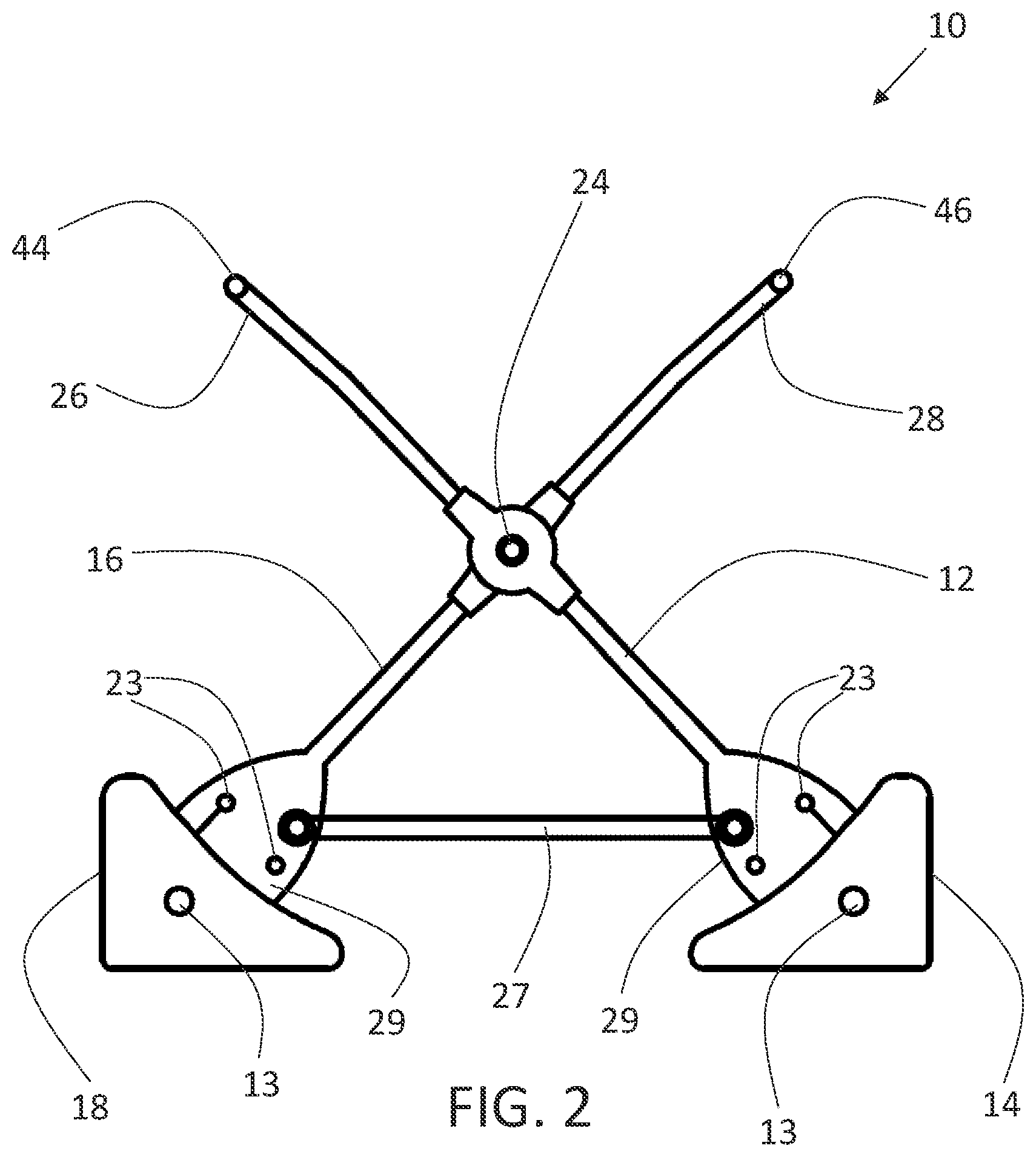 Patent US12319258 Figure 2 – Positive pressure chock system