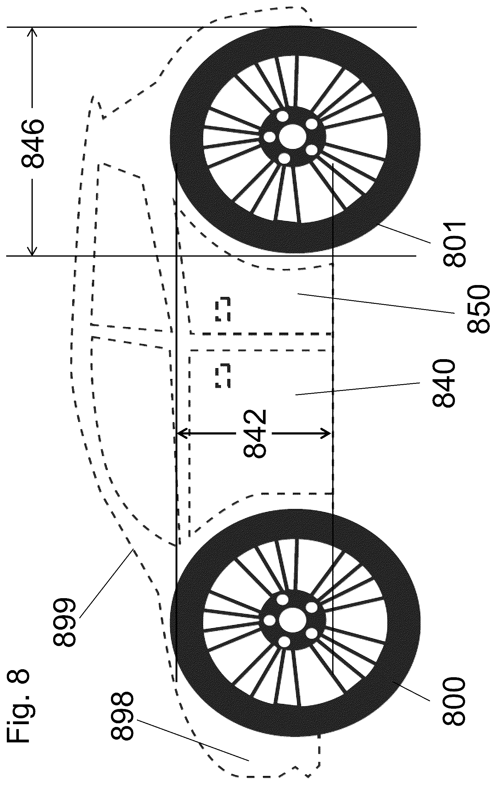 Patent US12319264 Figure 8 – Efficient electrical passenger car with motor control