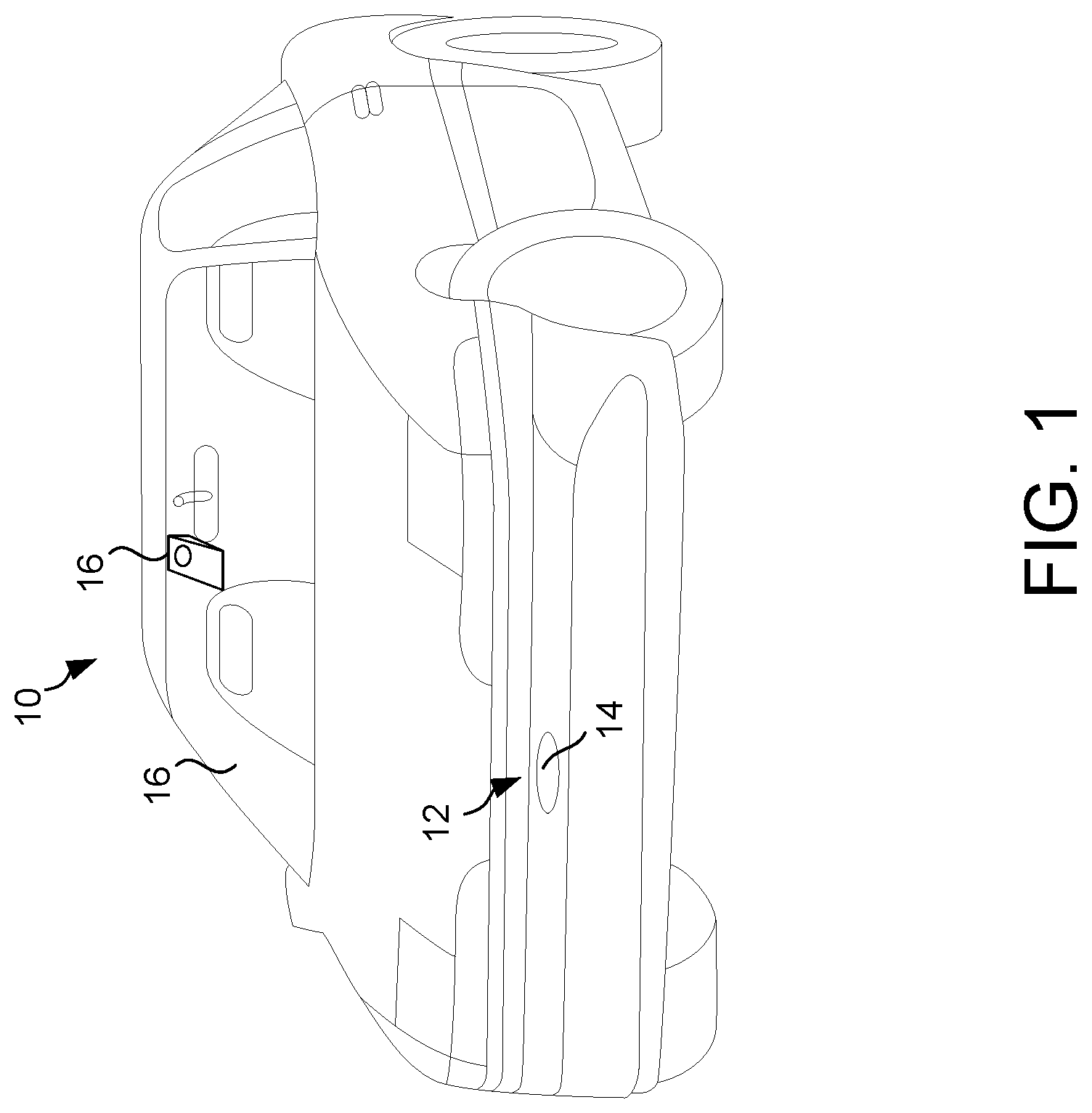 Patent US12319281 Figure 1 – Vehicular radar system for predicting lanes using smart camera input