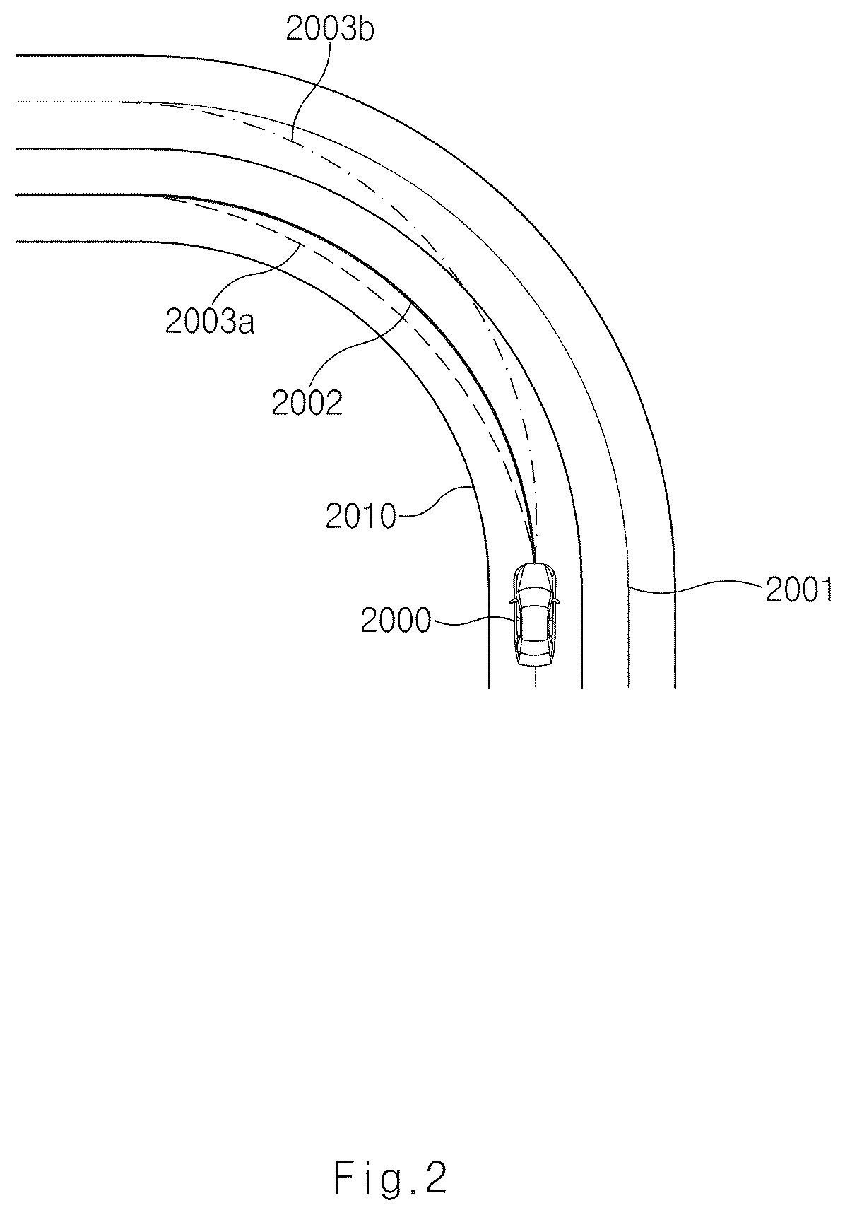 Patent US12319288 Figure 2 – Autonomous driving apparatus for generating a driving path for an intersection based on a driving record, and an autonomous driving method thereof