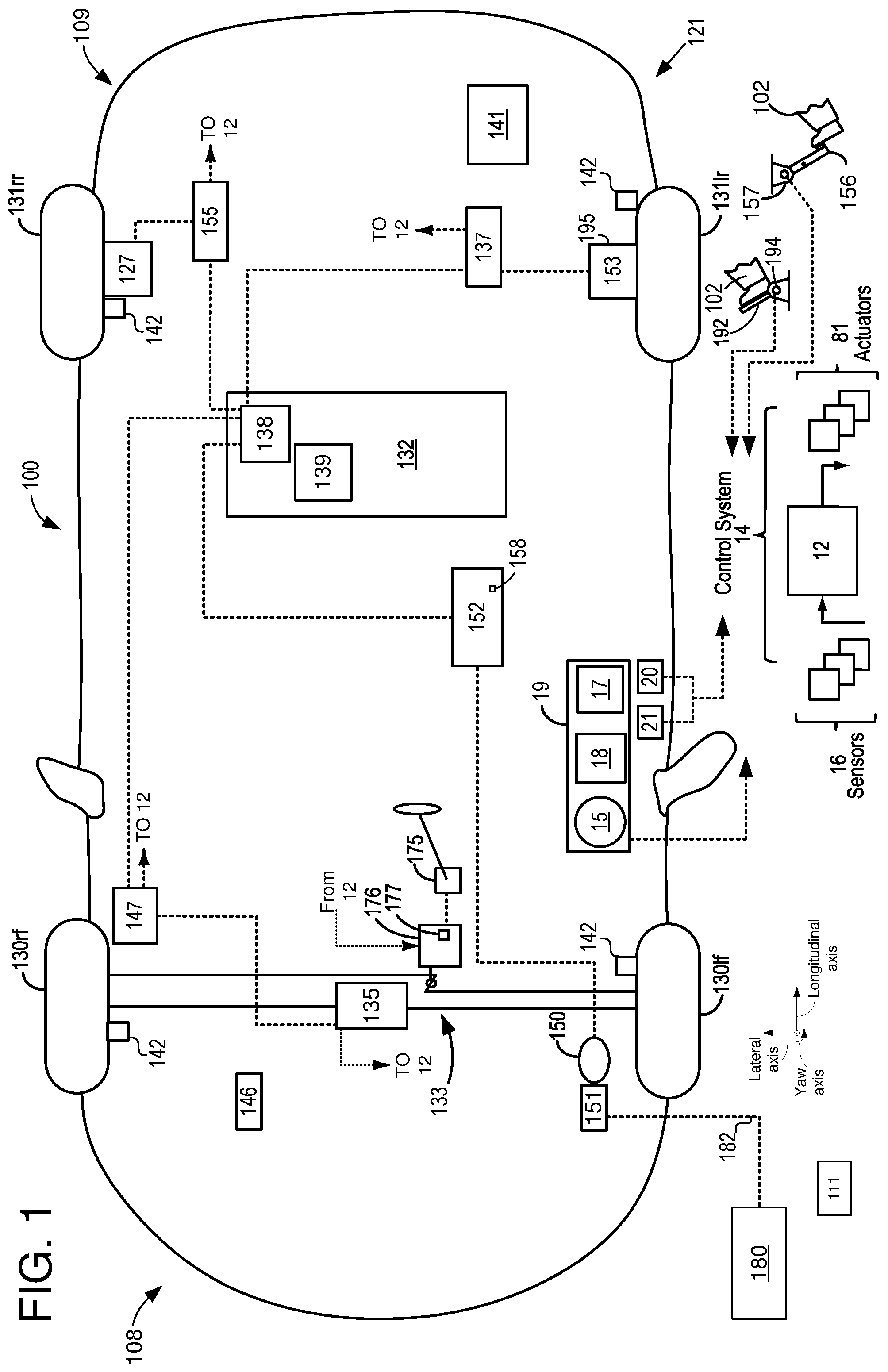Patent US12319294 Figure 1 – Time-based artificial road friction learning method and system