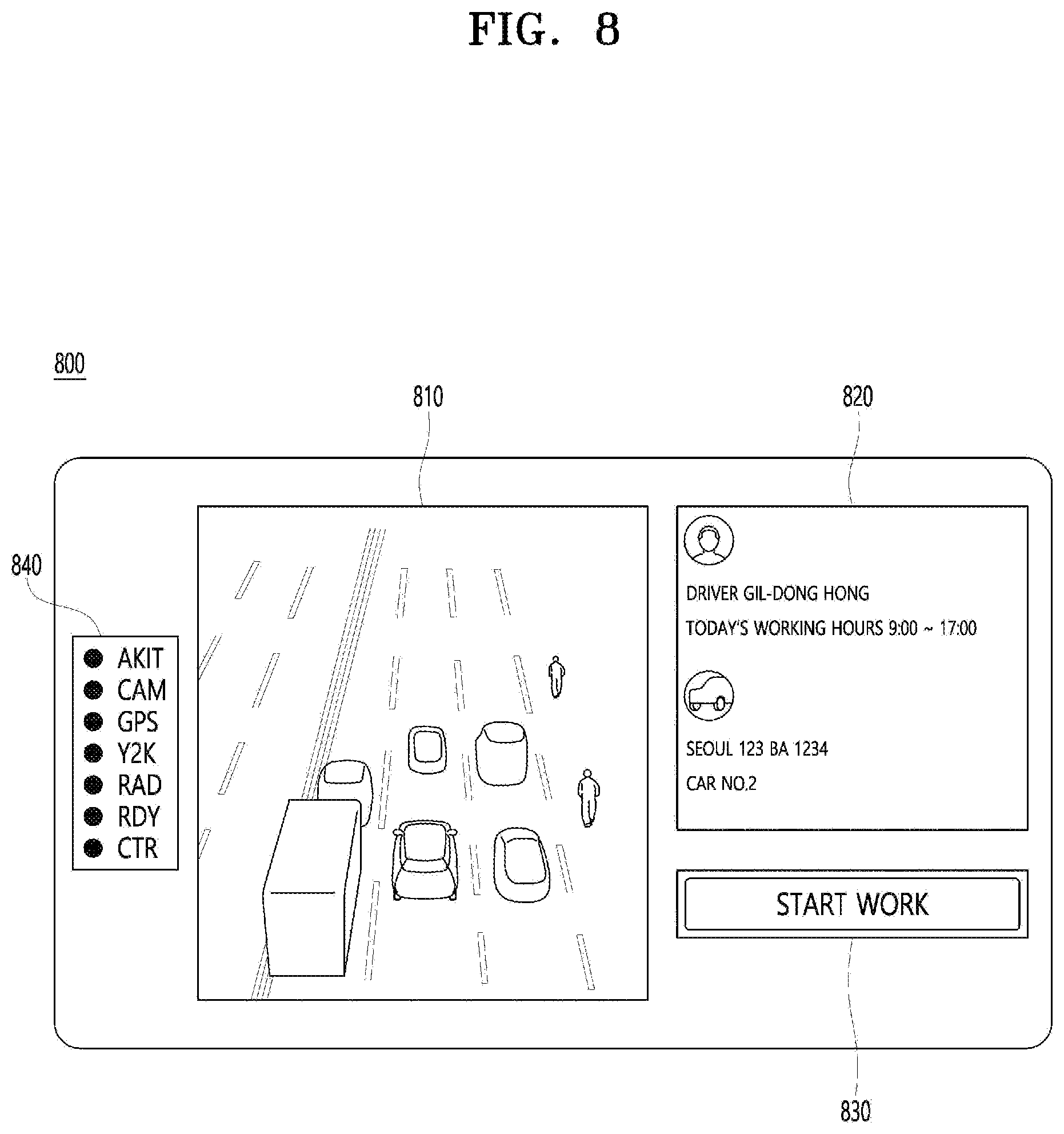 Patent US12319307 Figure 9 – Method and apparatus for providing driver interface