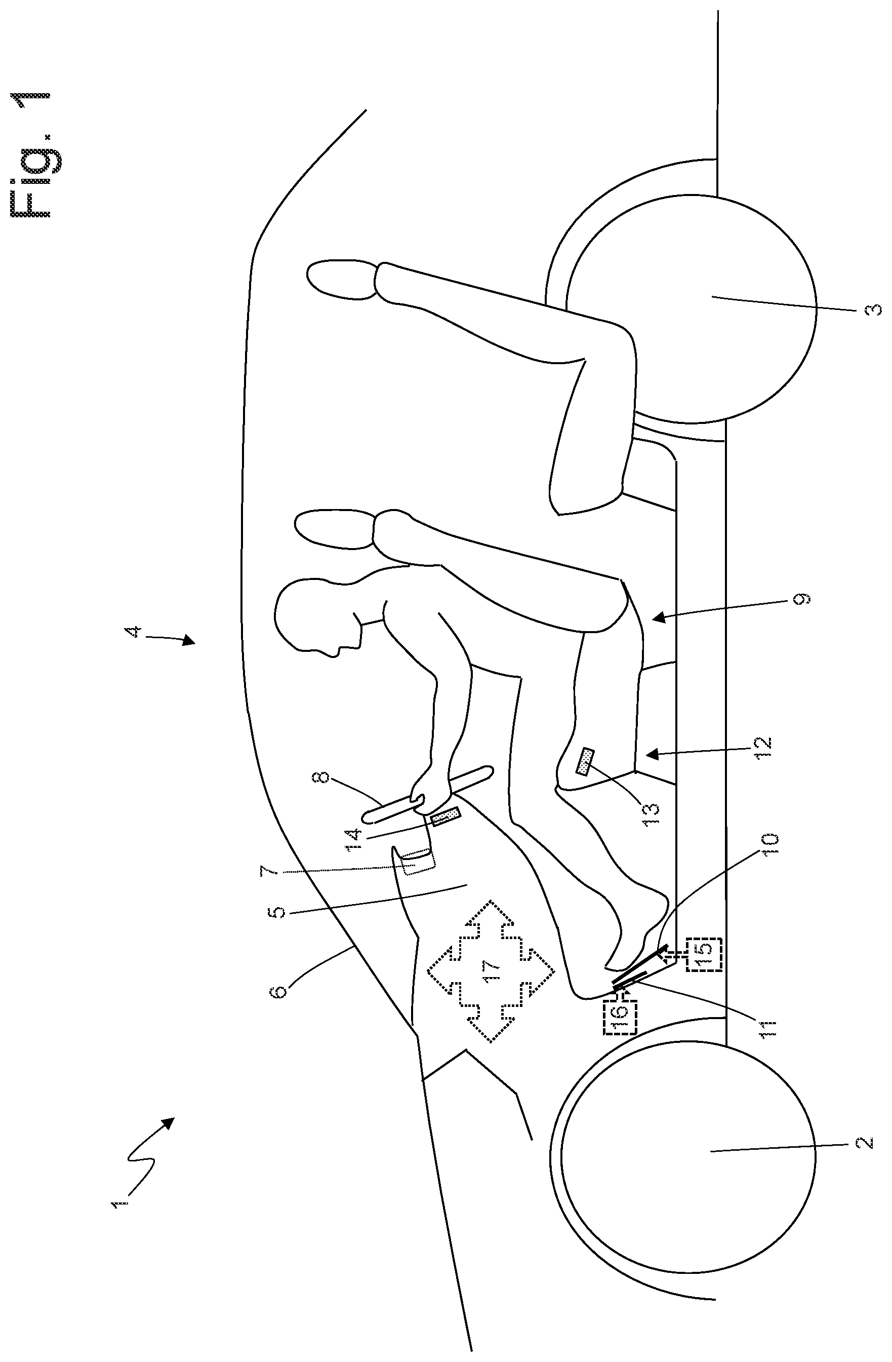 Patent US12319308 Figure 1 – Method for the driver assistance of a road vehicle