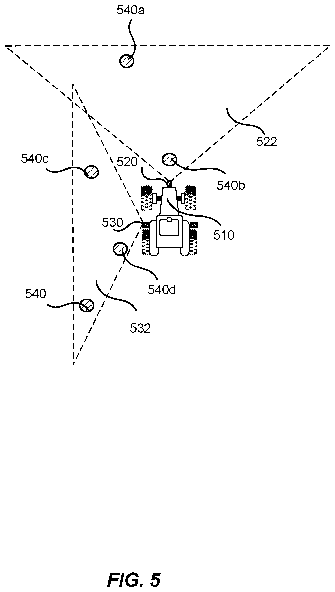 Patent US12319310 Figure 5 – Accuracy verification of a perception system of a vehicle
