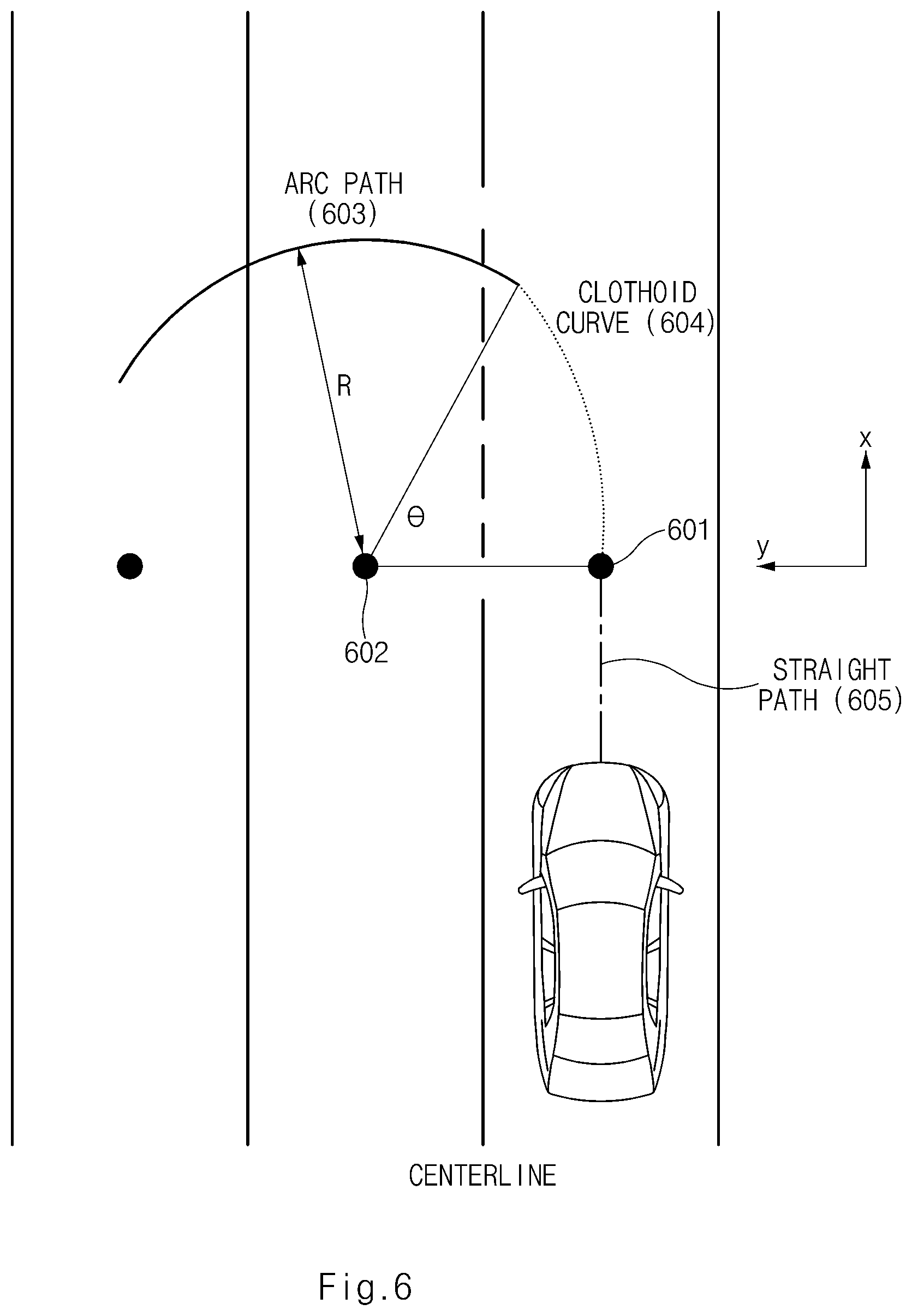 Patent US12319312 Figure 8 – Apparatus for generating U-turn path of vehicle and method thereof