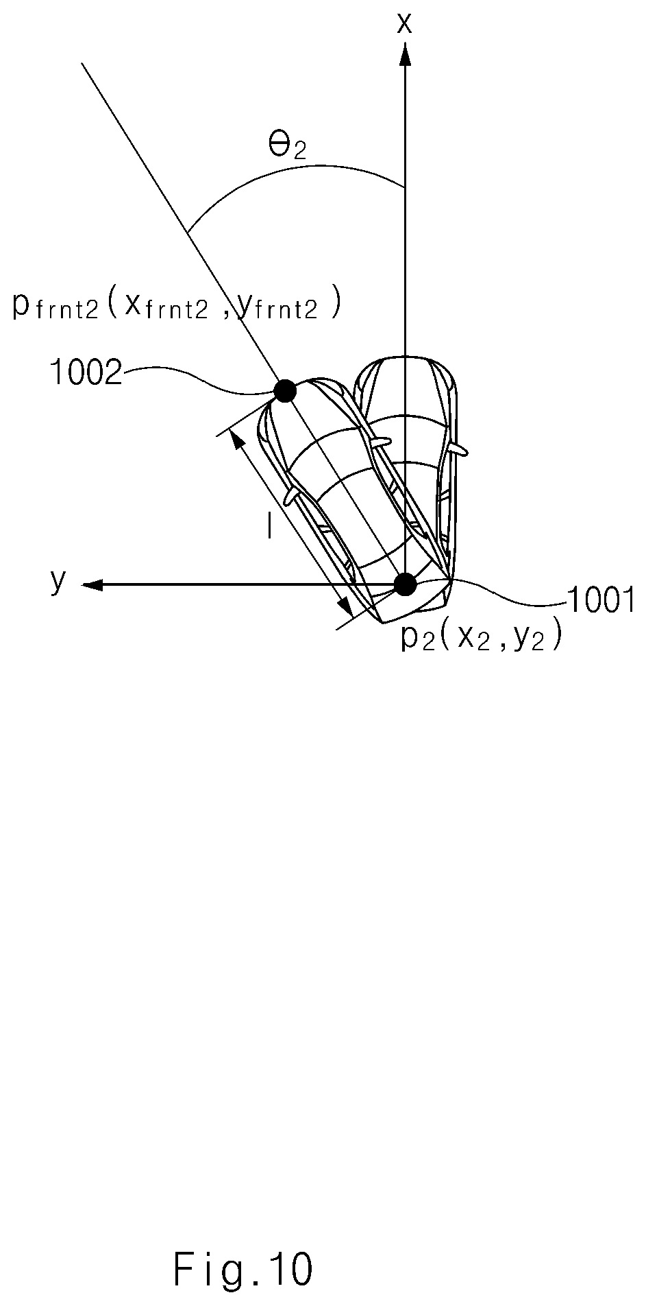 Patent US12319312 Figure 12 – Apparatus for generating U-turn path of vehicle and method thereof