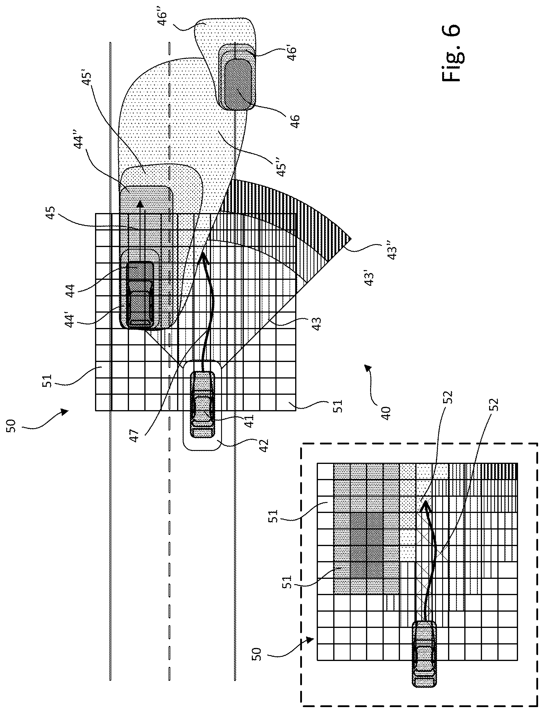 Patent US12319320 Figure 6 – Risk estimation in autonomous driving environments