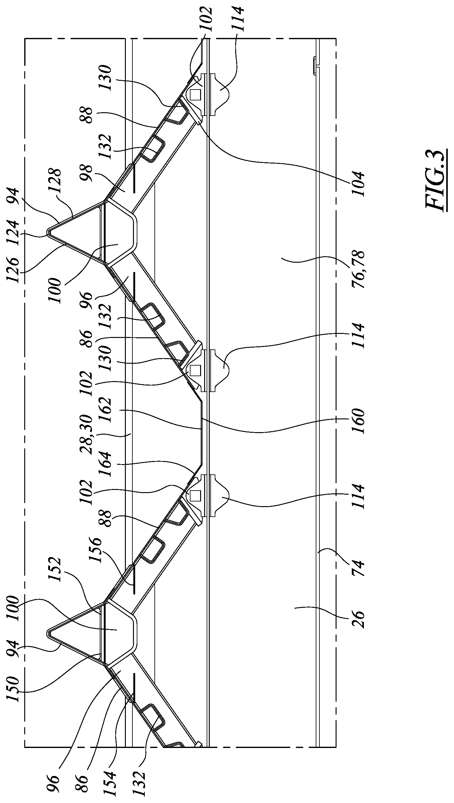 Patent US12319323 Figure 6 – Railroad coil car structure