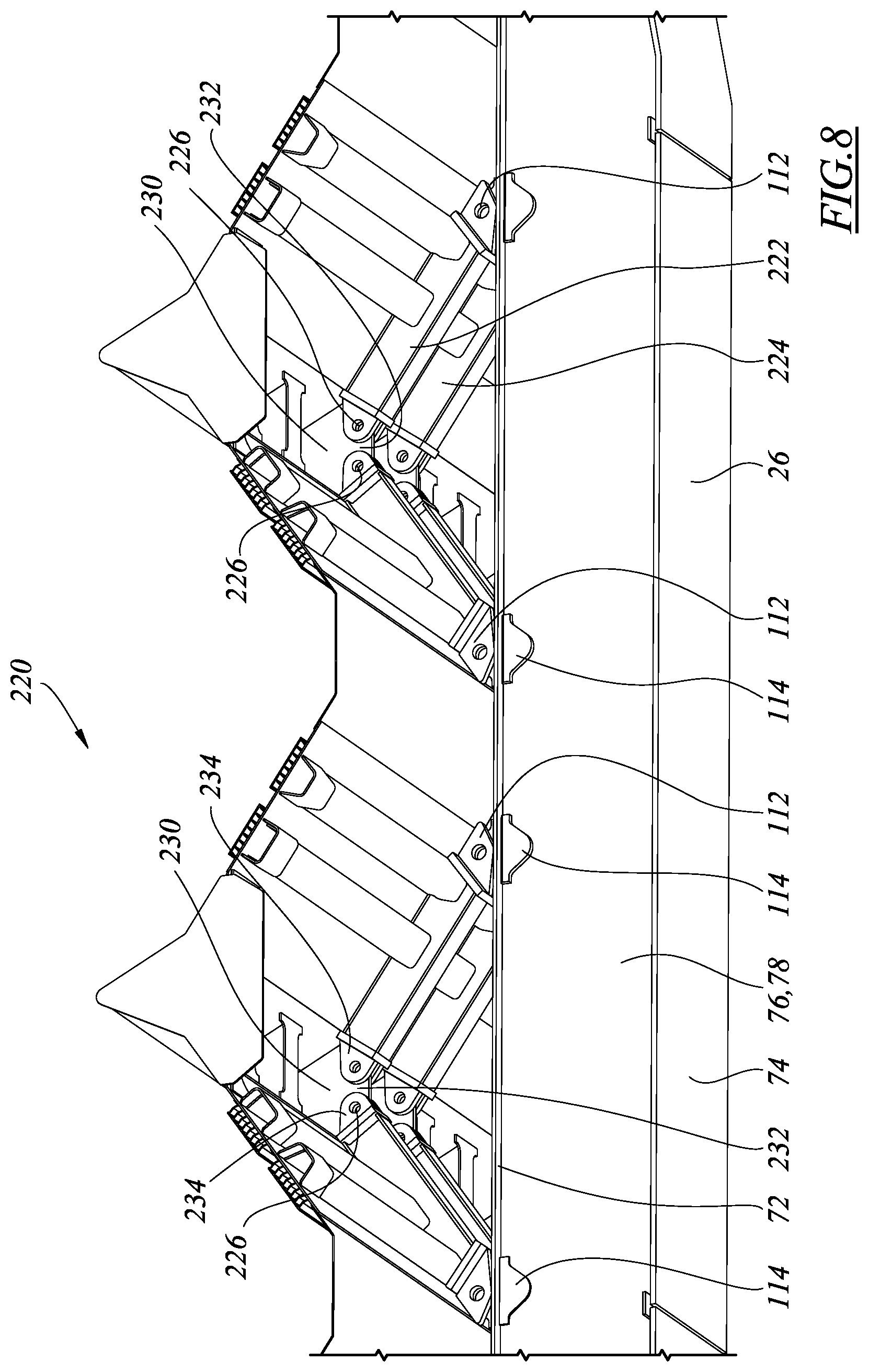 Patent US12319323 Figure 13 – Railroad coil car structure