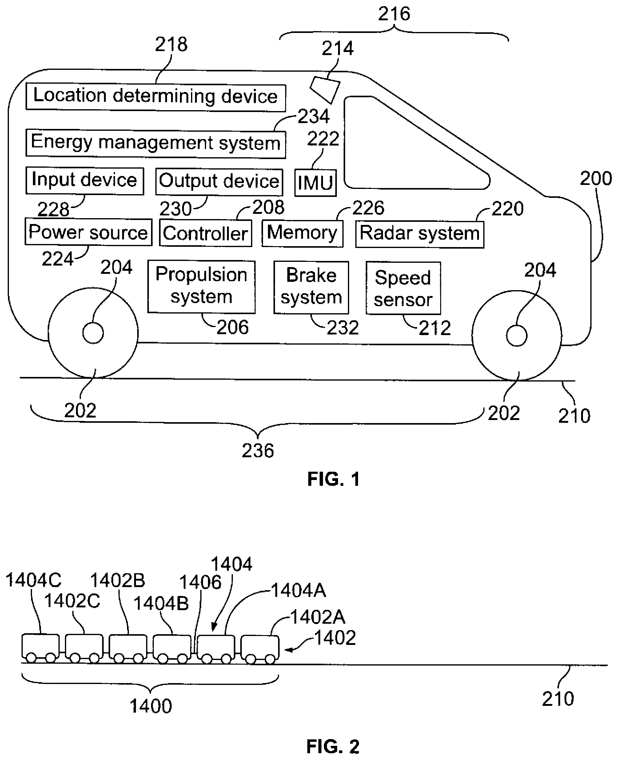 Patent US12319325 Figure 1 – Systems and methods for operating a vehicle system