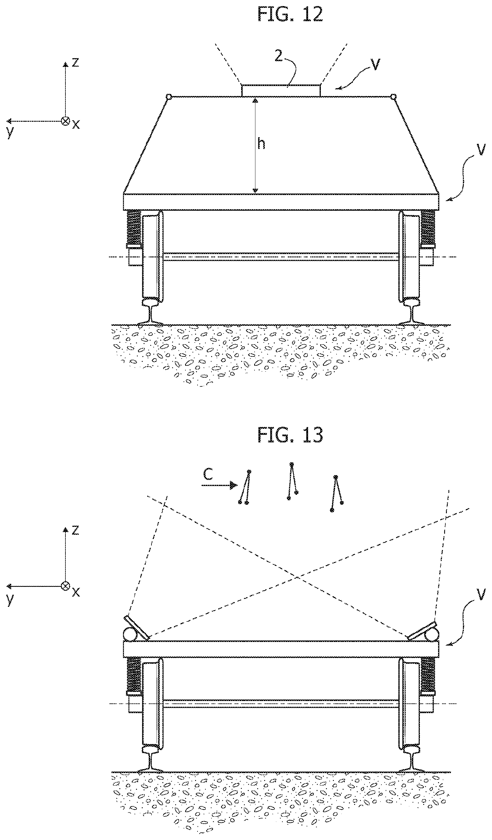 Patent US12319326 Figure 6 – System, a vehicle and a method for the detection of position and geometry of line infrastructures, particularly for a railway line