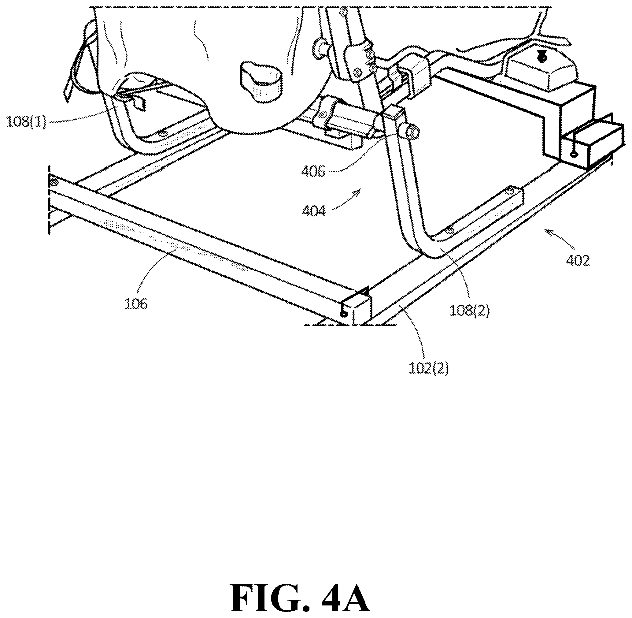 Patent US12319329 Figure 5 – Apparatuses and systems for a kicksled with a detachable trailer