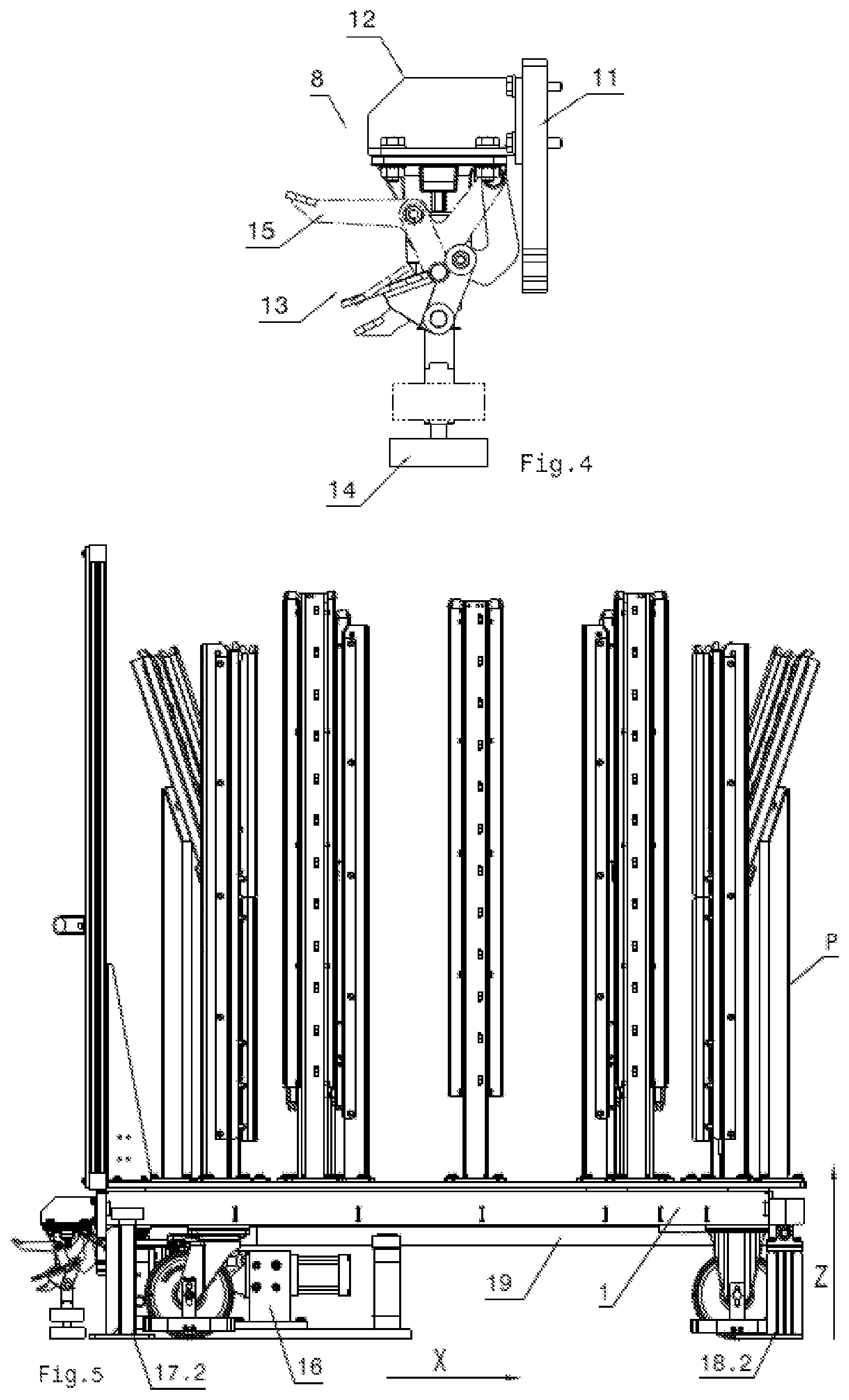 Patent US12319330 Figure 3 – Quick-change component store for auto body parts