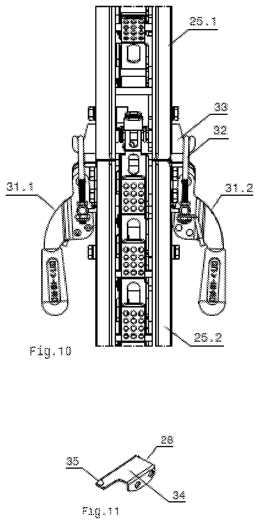 Patent US12319330 Figure 6 – Quick-change component store for auto body parts
