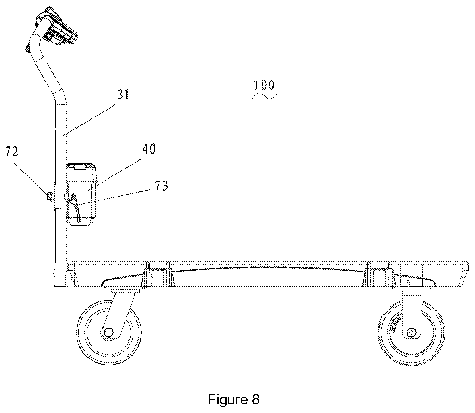 Patent US12319331 Figure 8 – Electric vehicle