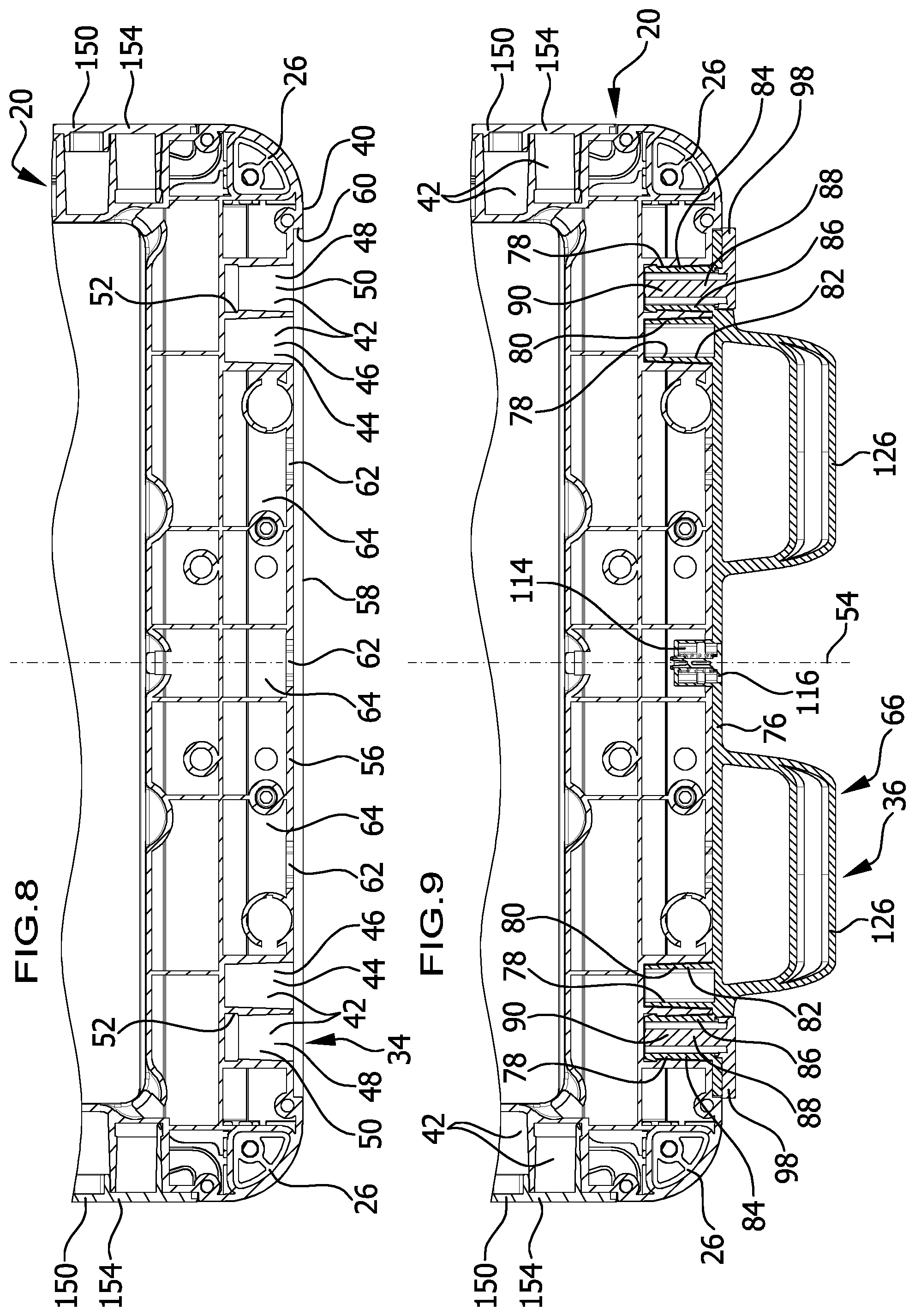 Patent US12319332 Figure 7 – Cleaning system comprising at least one hand-guided cleaning cart and two or more functional devices