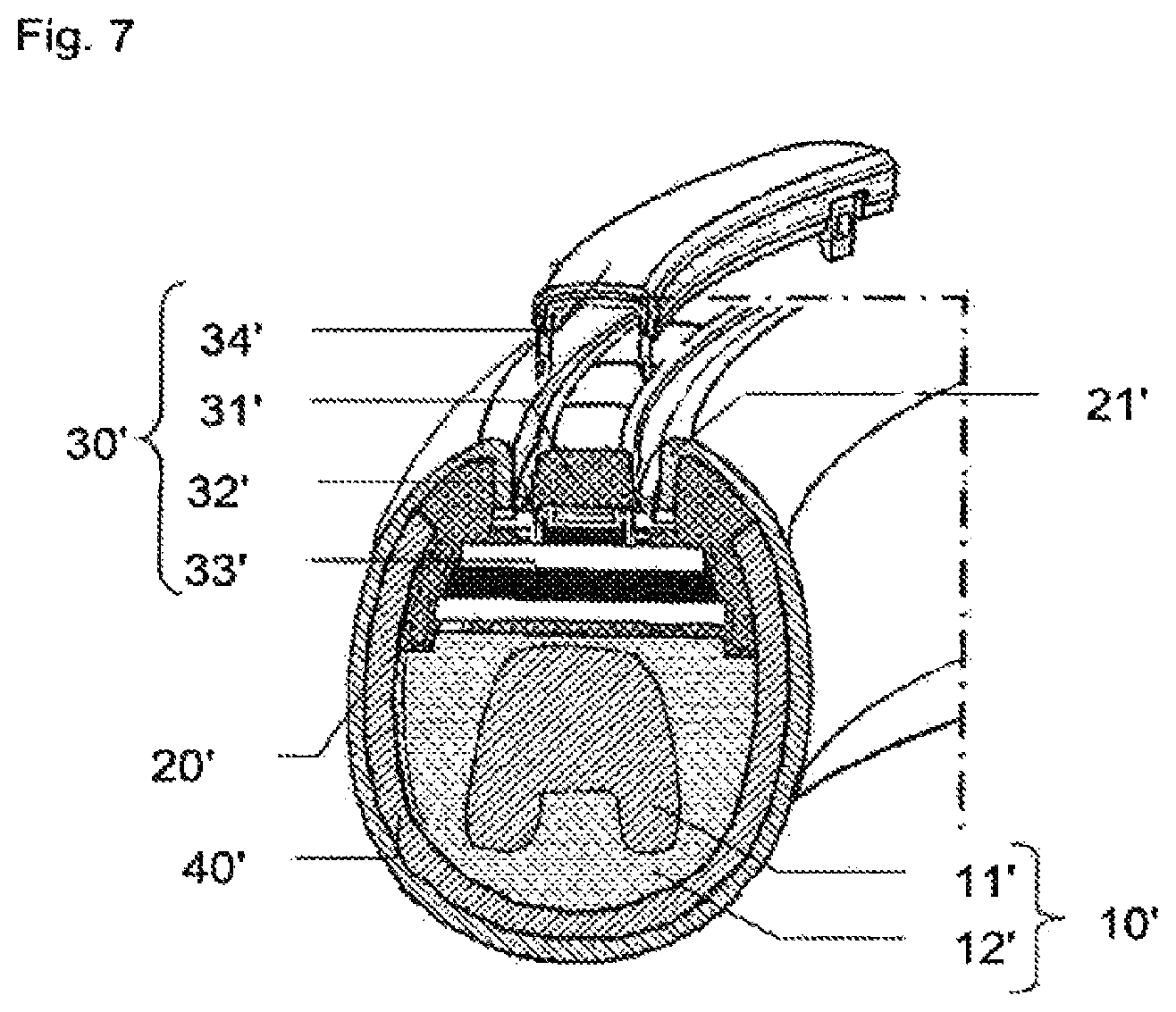 Patent US12319333 Figure 4 – Vehicle steering wheel