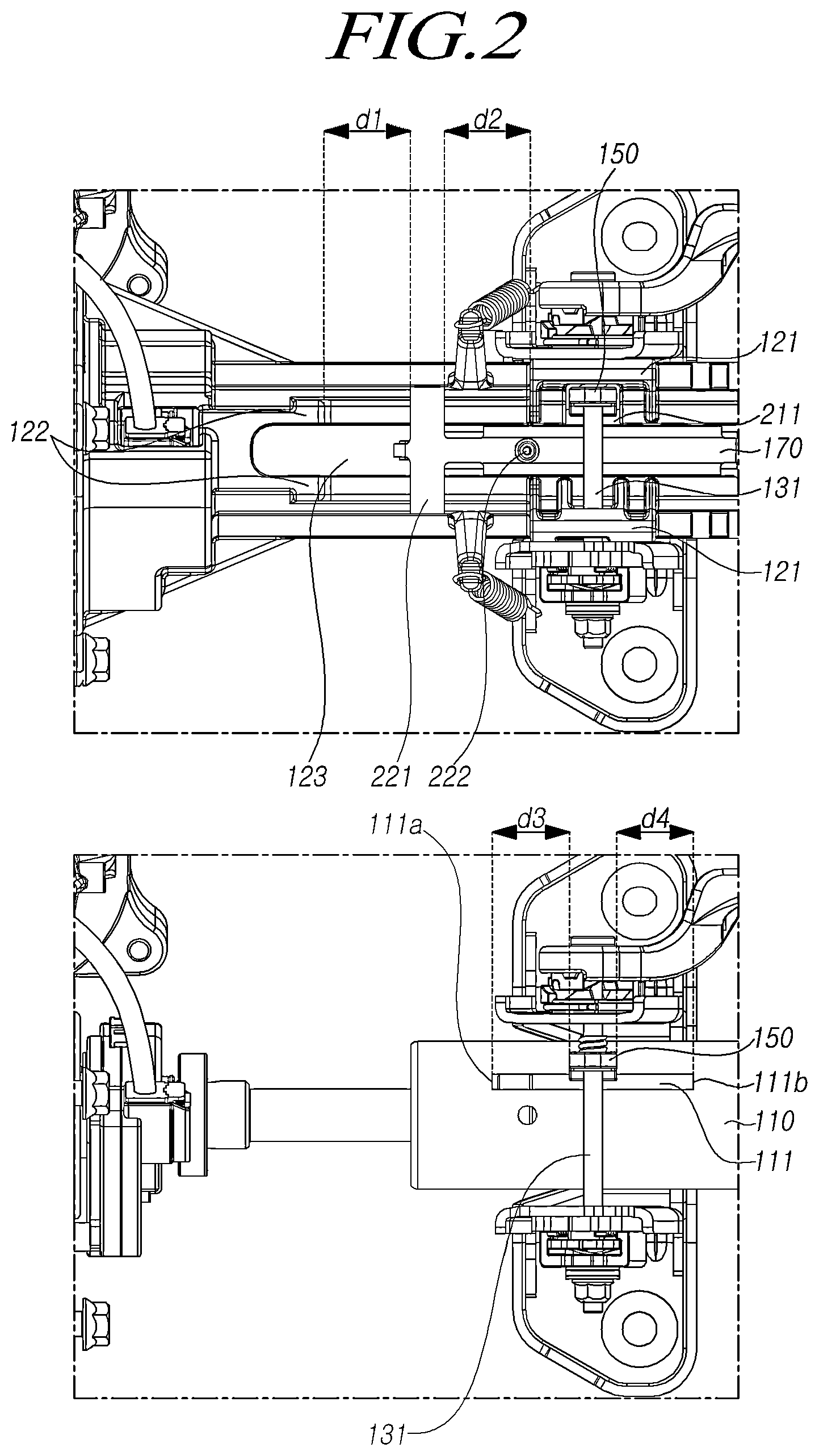 Patent US12319335 Figure 2 – Steering device of vehicle