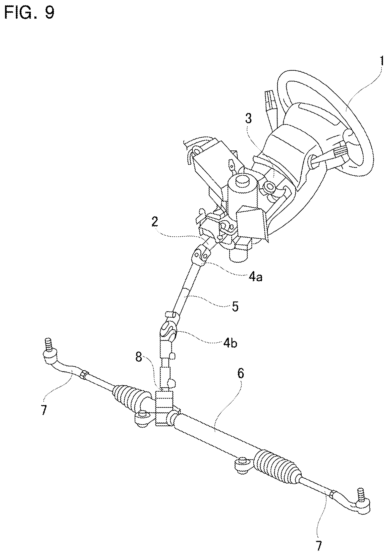Patent US12319338 Figure 9 – Steering device